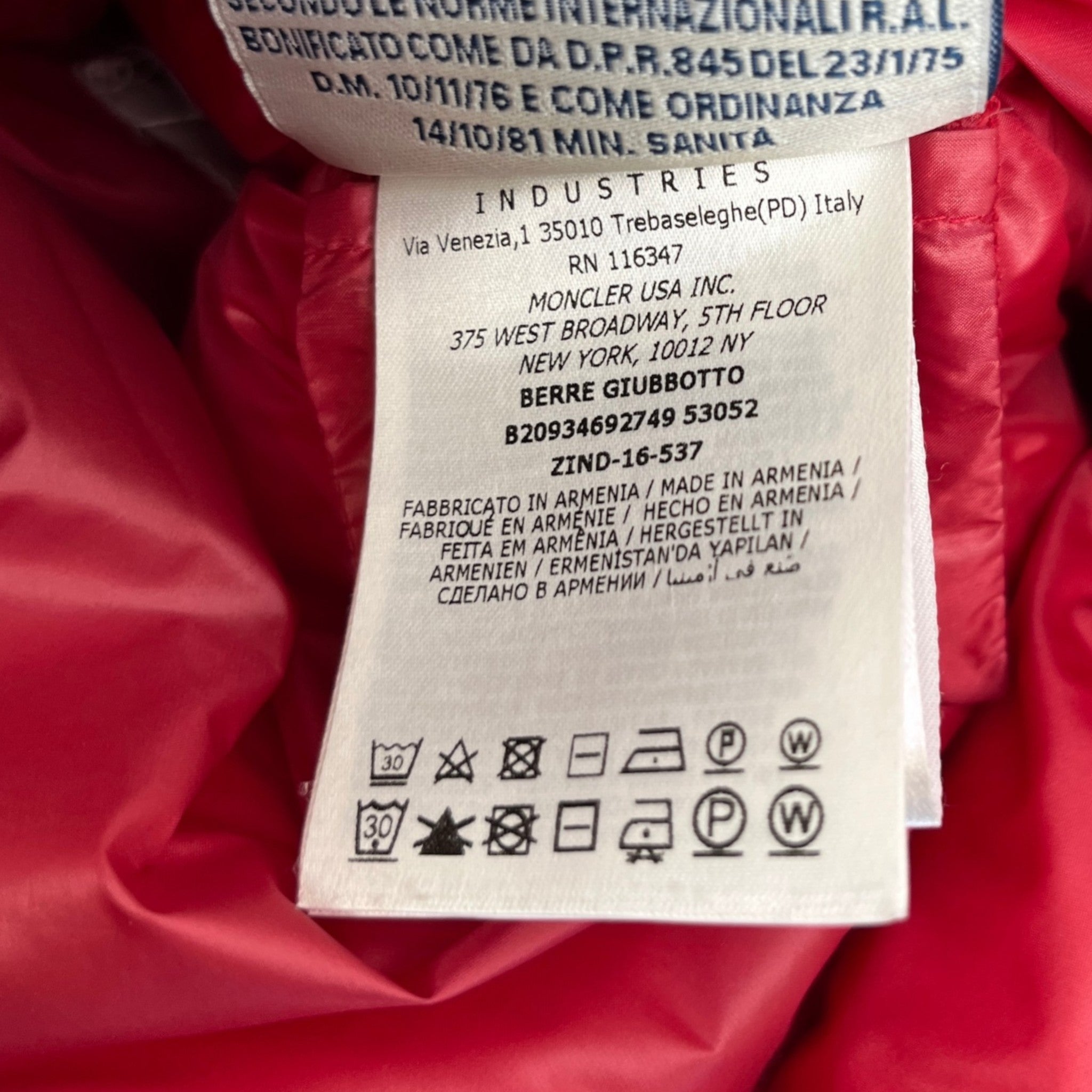 Women's Berre Down Jacket Pink Size 0 / UK 4
