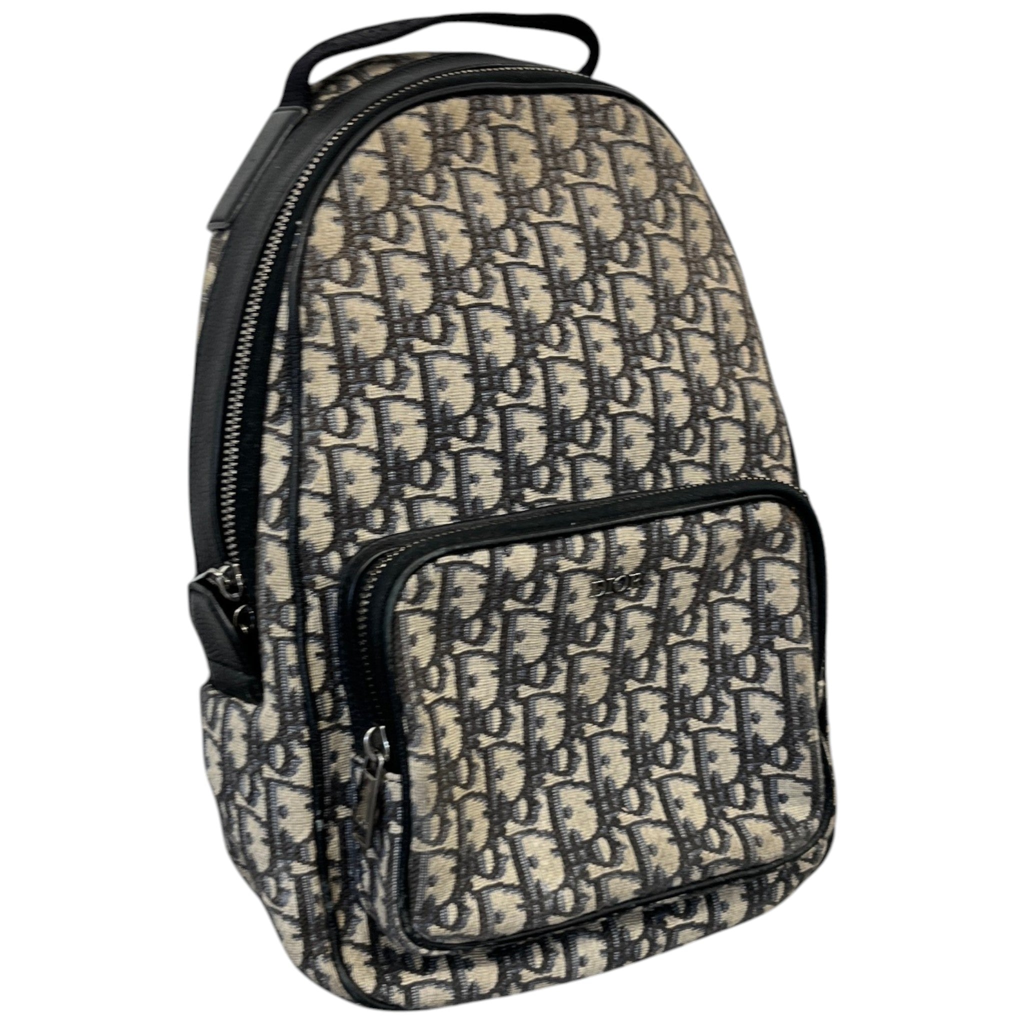 Men's Jacquard Rider Sling Bag Black