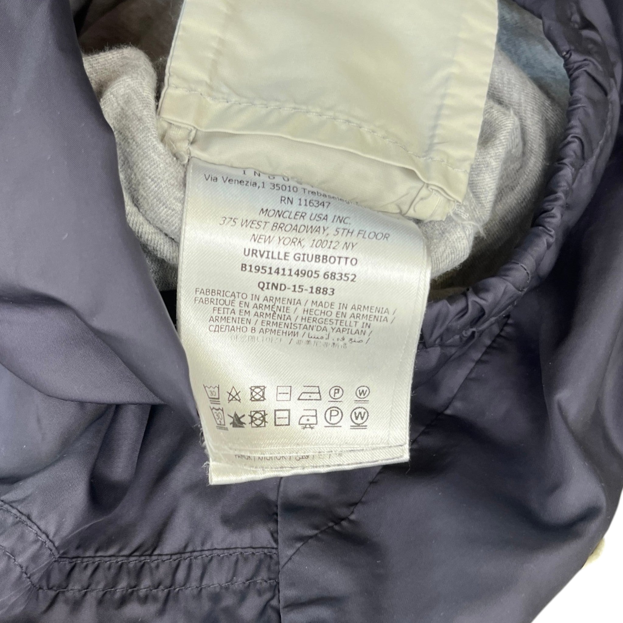 Men's Urville Boys Size 3Years Windbreaker Navy Size XXS
