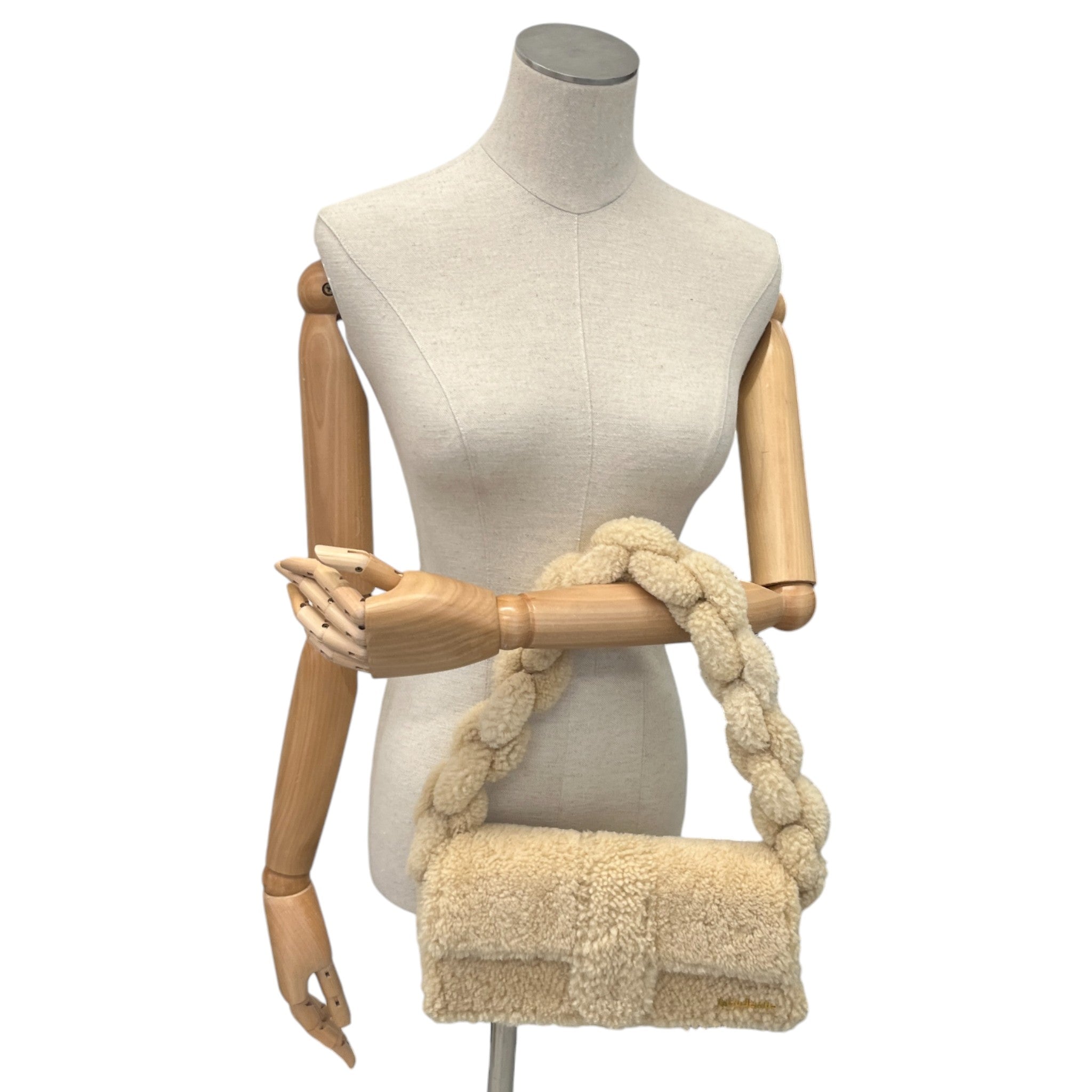 Women's Le Bambidou Shearling Bag Beige