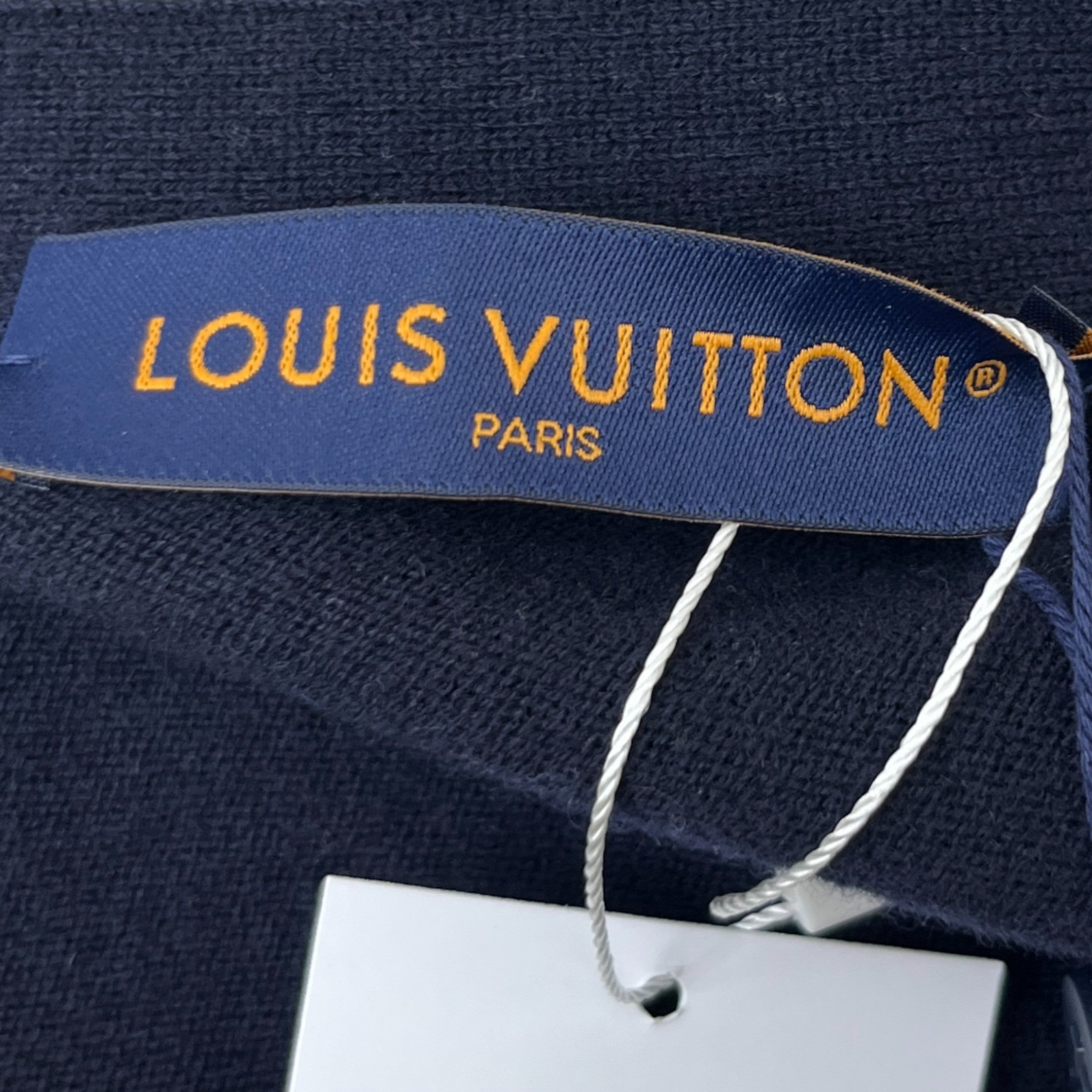 Men's Monogram Mix Cardigan Cardigan Navy Size S