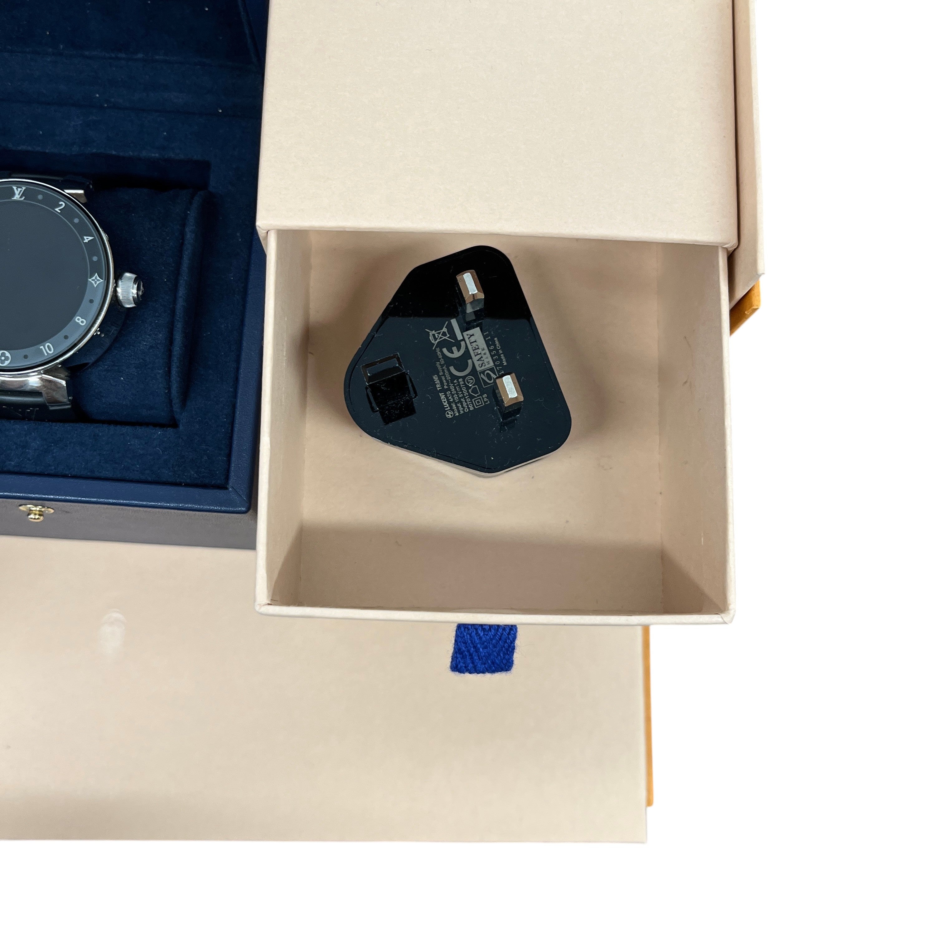 Men's Tambour Horizon Light Up Connected Watch Black