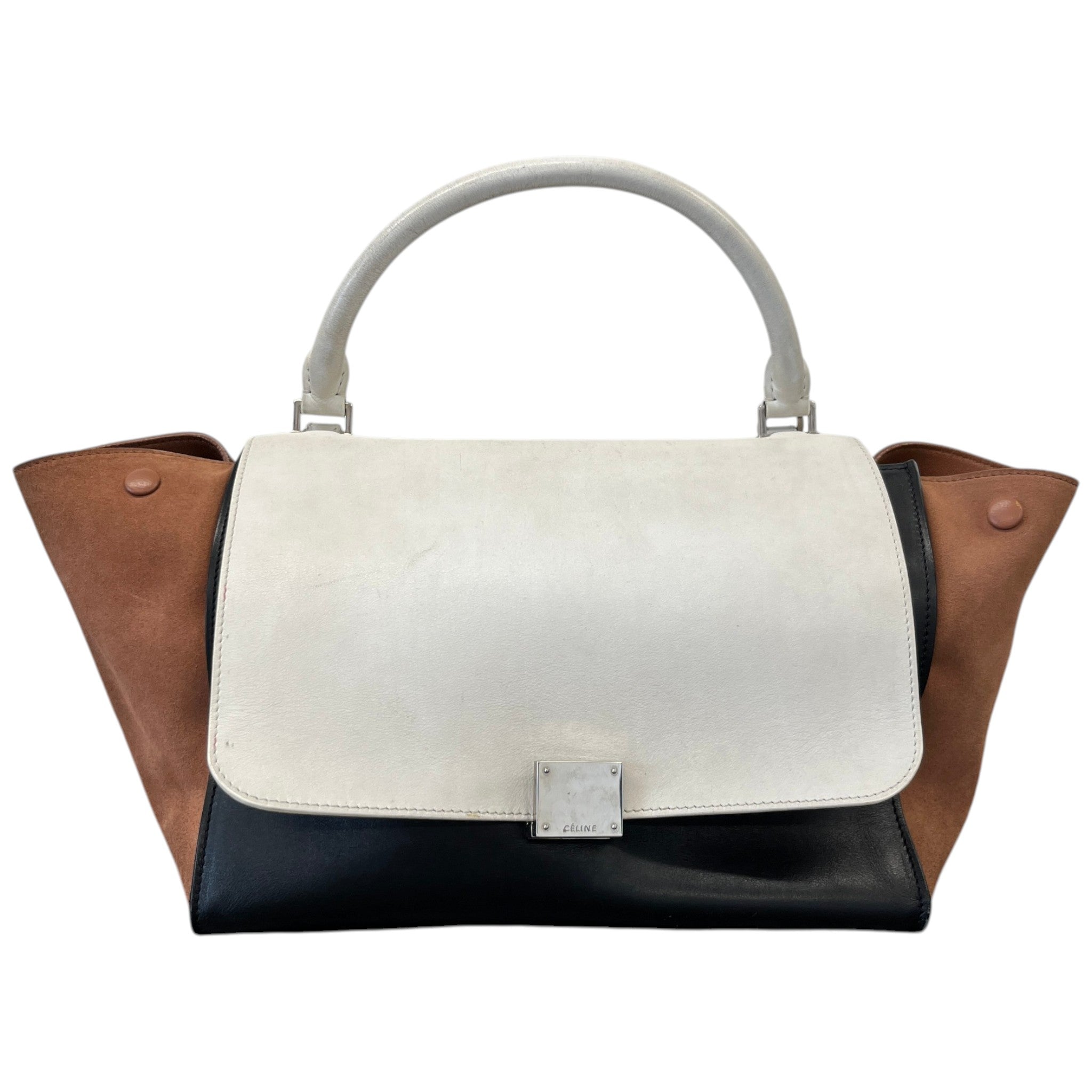 Women's Trapeze Handbag Cream