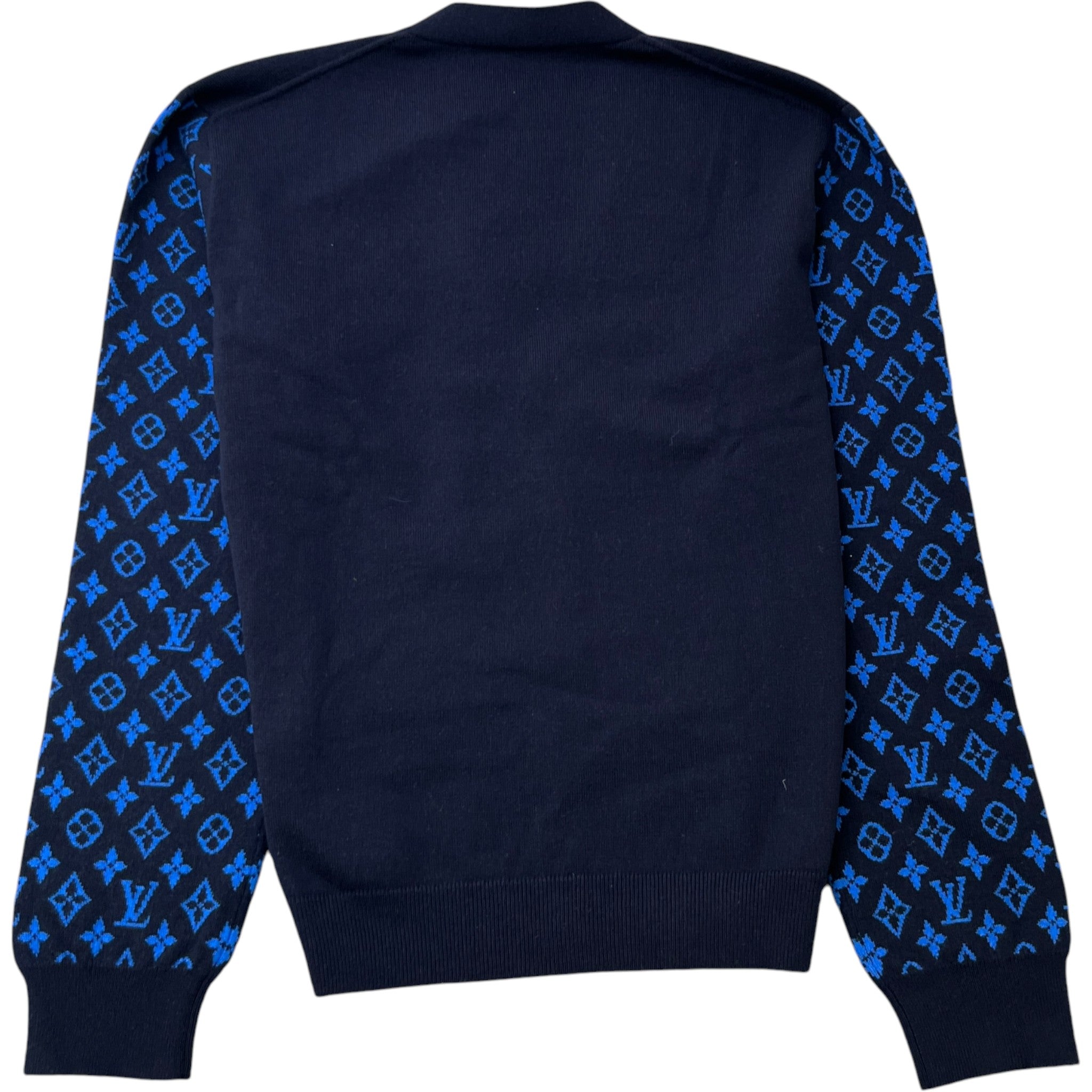 Men's Monogram Mix Cardigan Cardigan Navy Size S