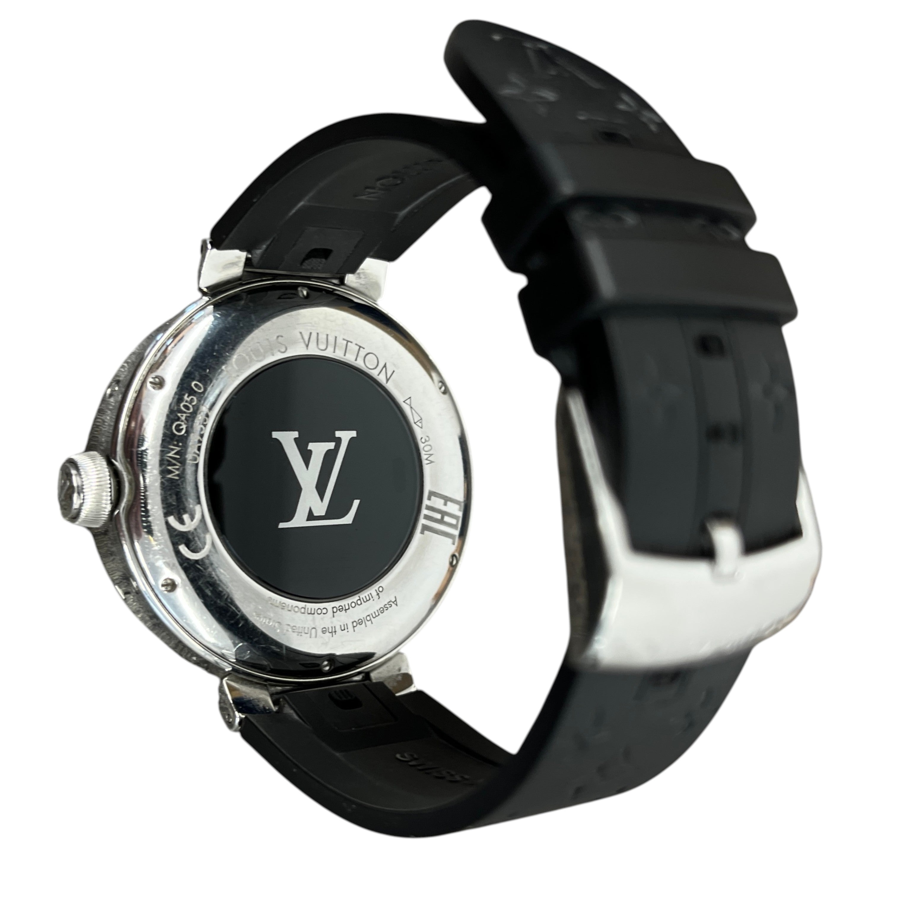 Men's Tambour Horizon Light Up Connected Watch Black