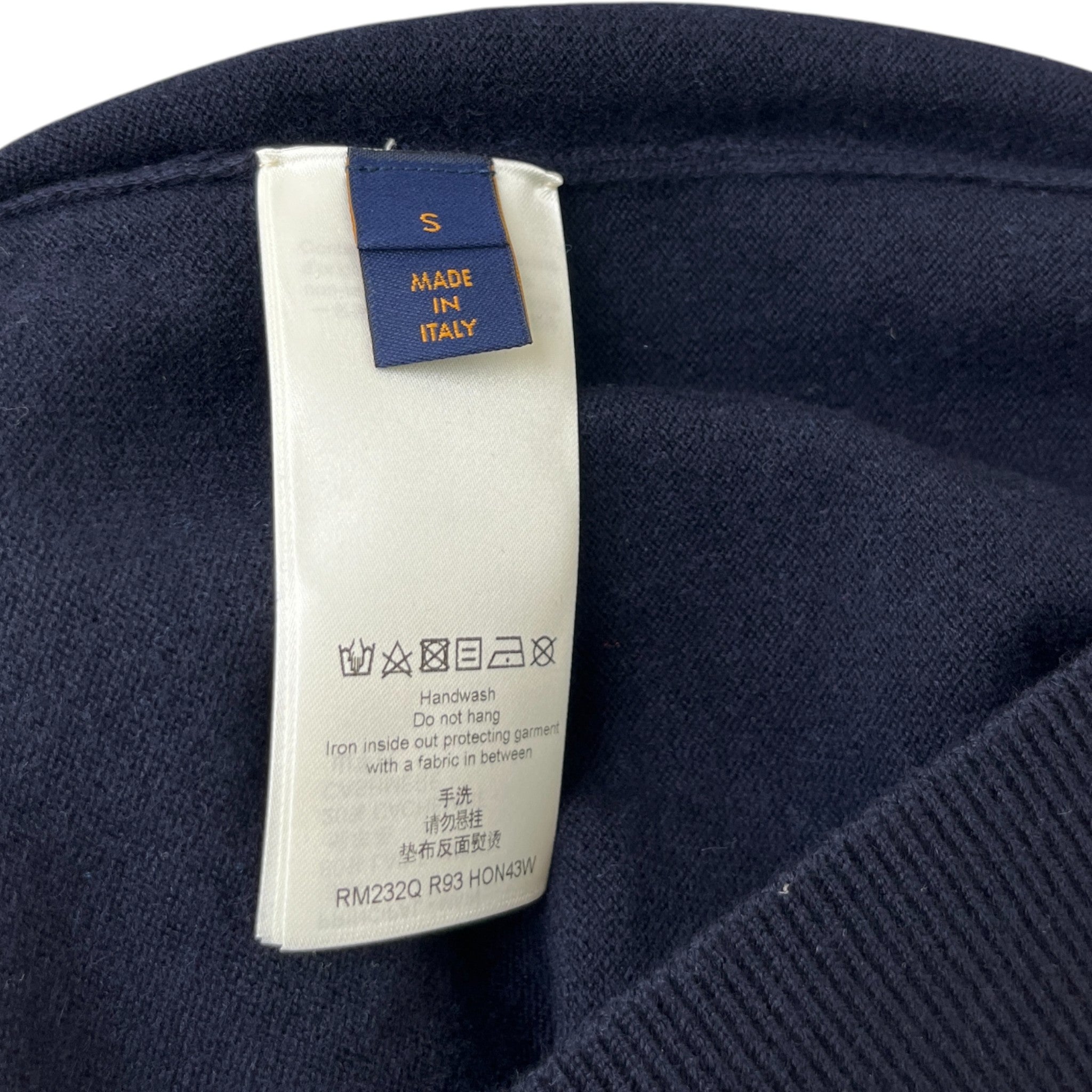 Men's Monogram Mix Cardigan Cardigan Navy Size S