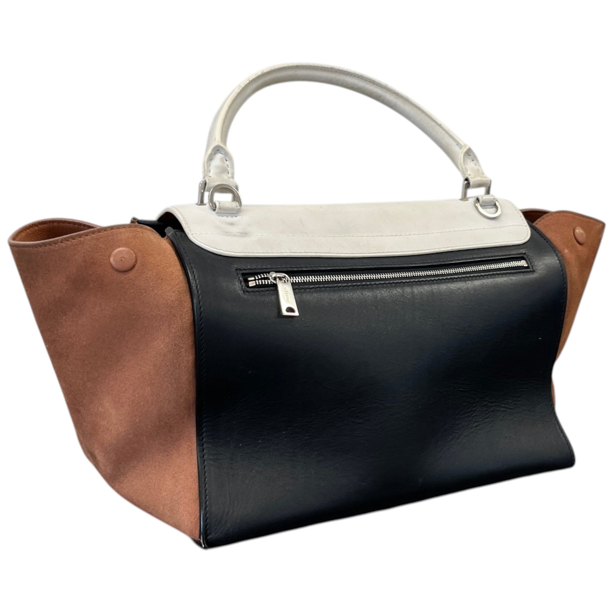 Women's Trapeze Handbag Cream
