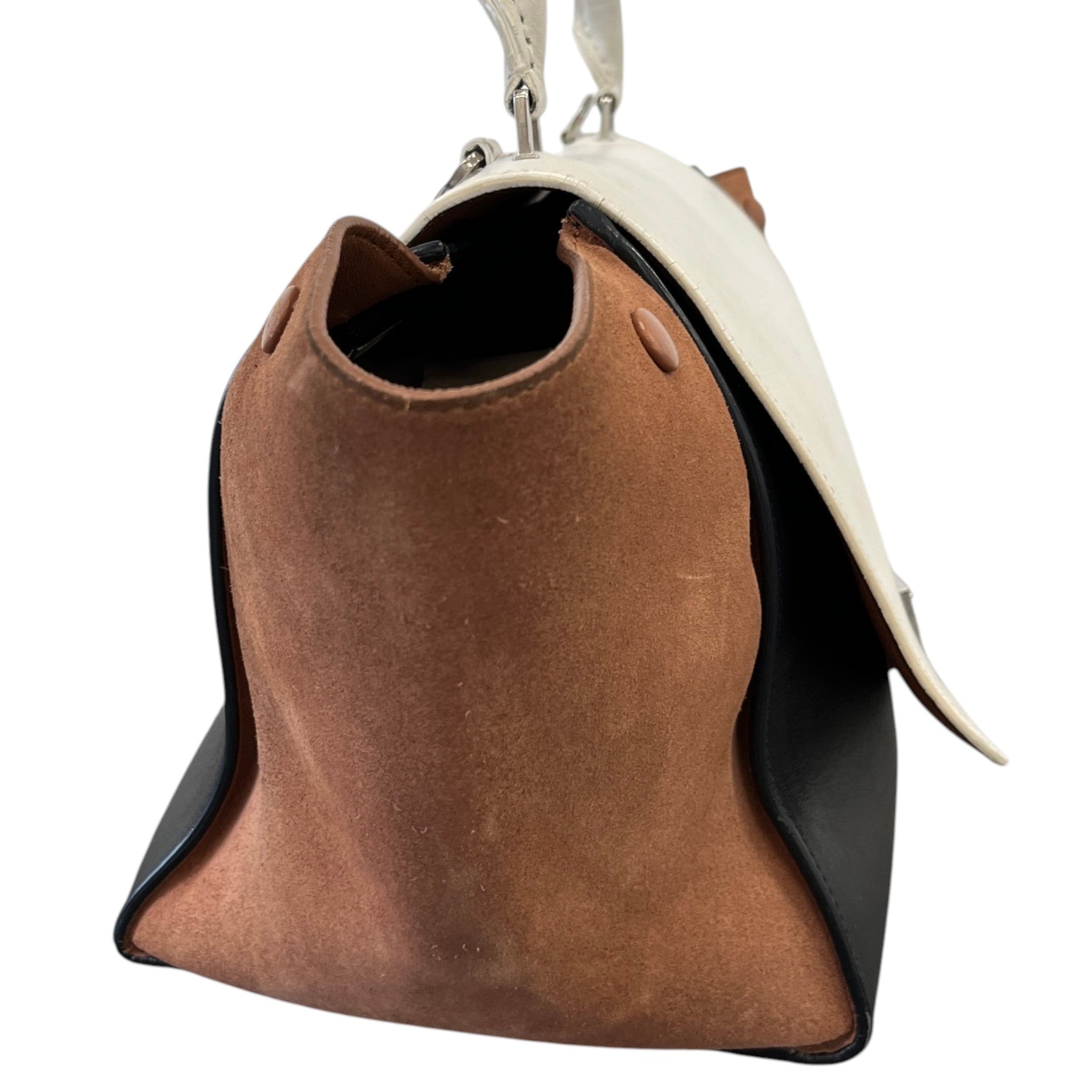Women's Trapeze Handbag Cream