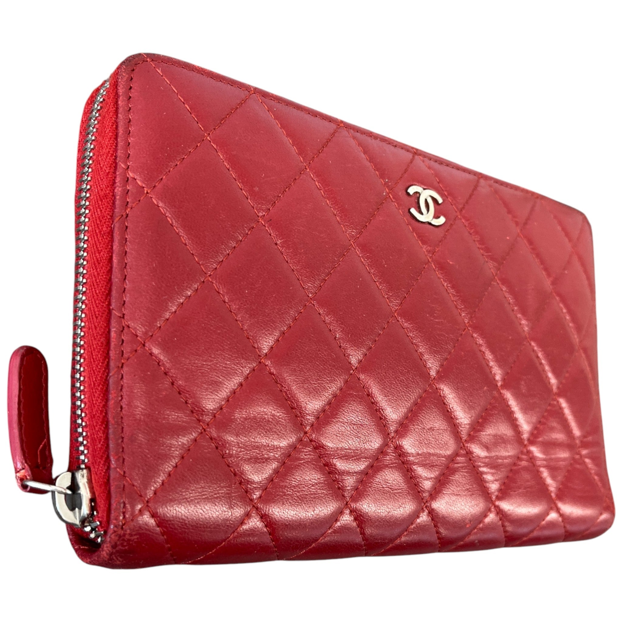 Women's Cc Logo Purse Red