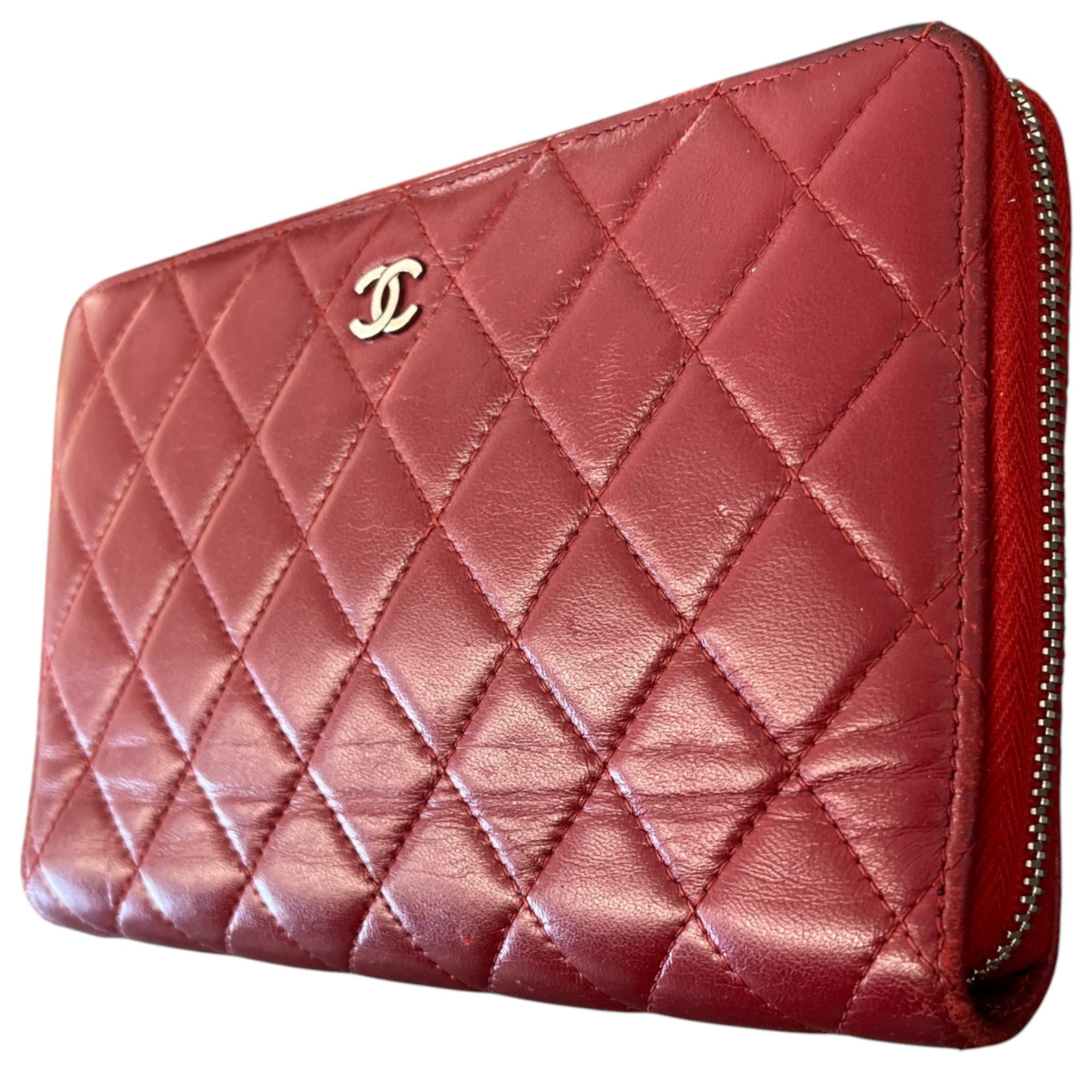 Women's Cc Logo Purse Red