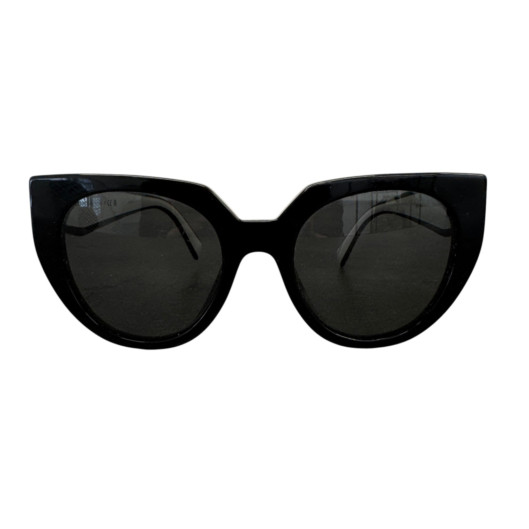 Women's Pr14Ws Cat Eye Sunglasses Black
