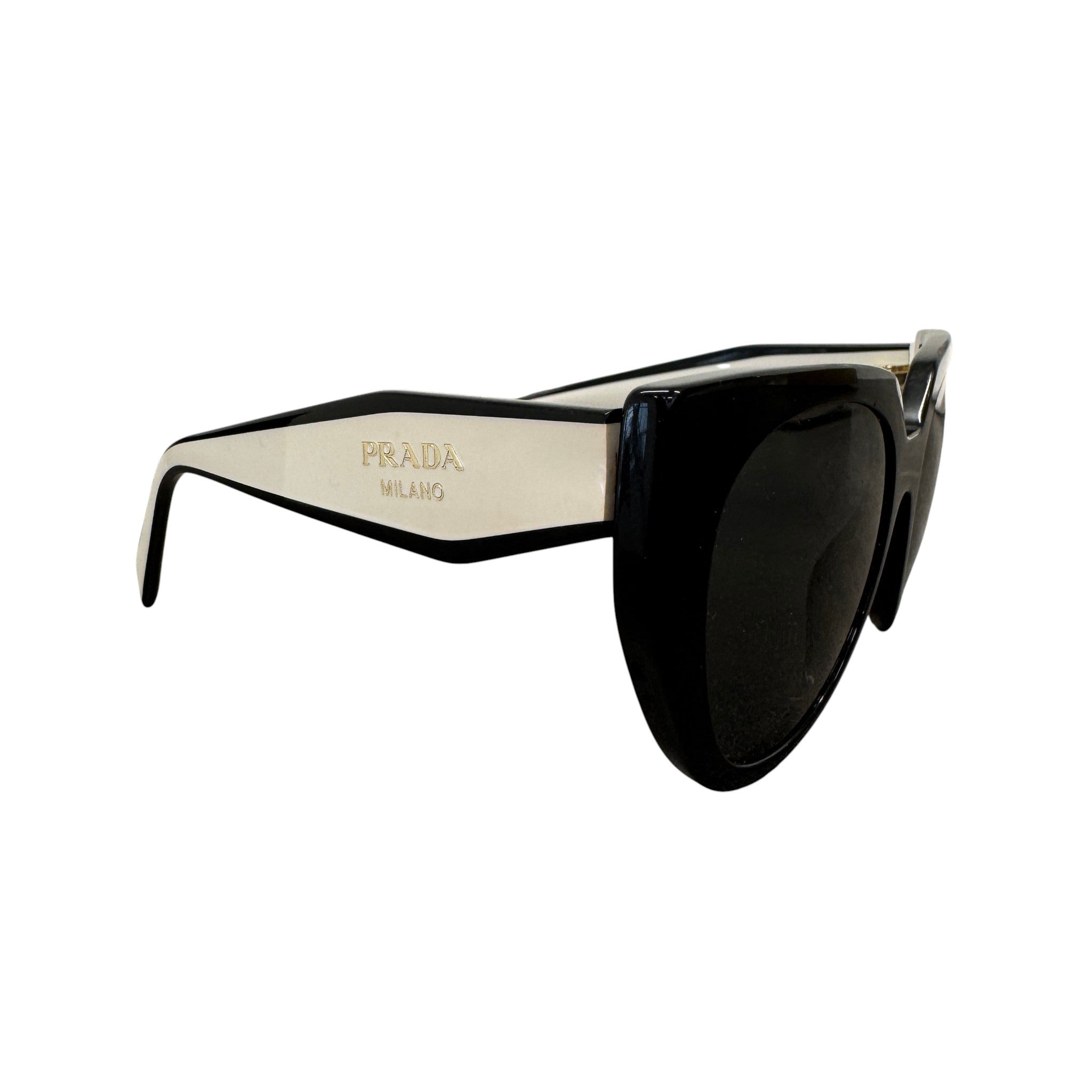 Women's Pr14Ws Cat Eye Sunglasses Black