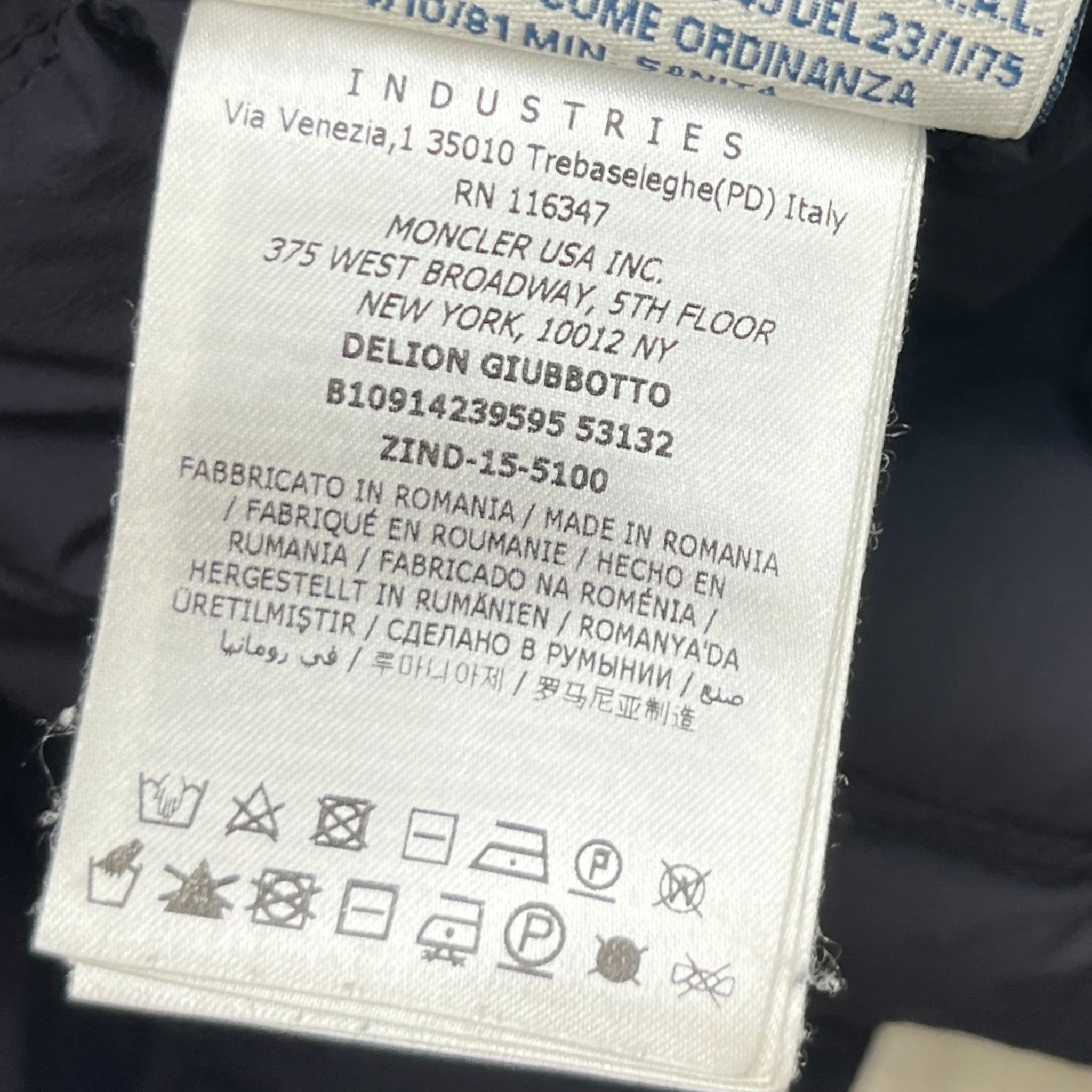 Men's Delion Jacket Blue Size 4 / XL