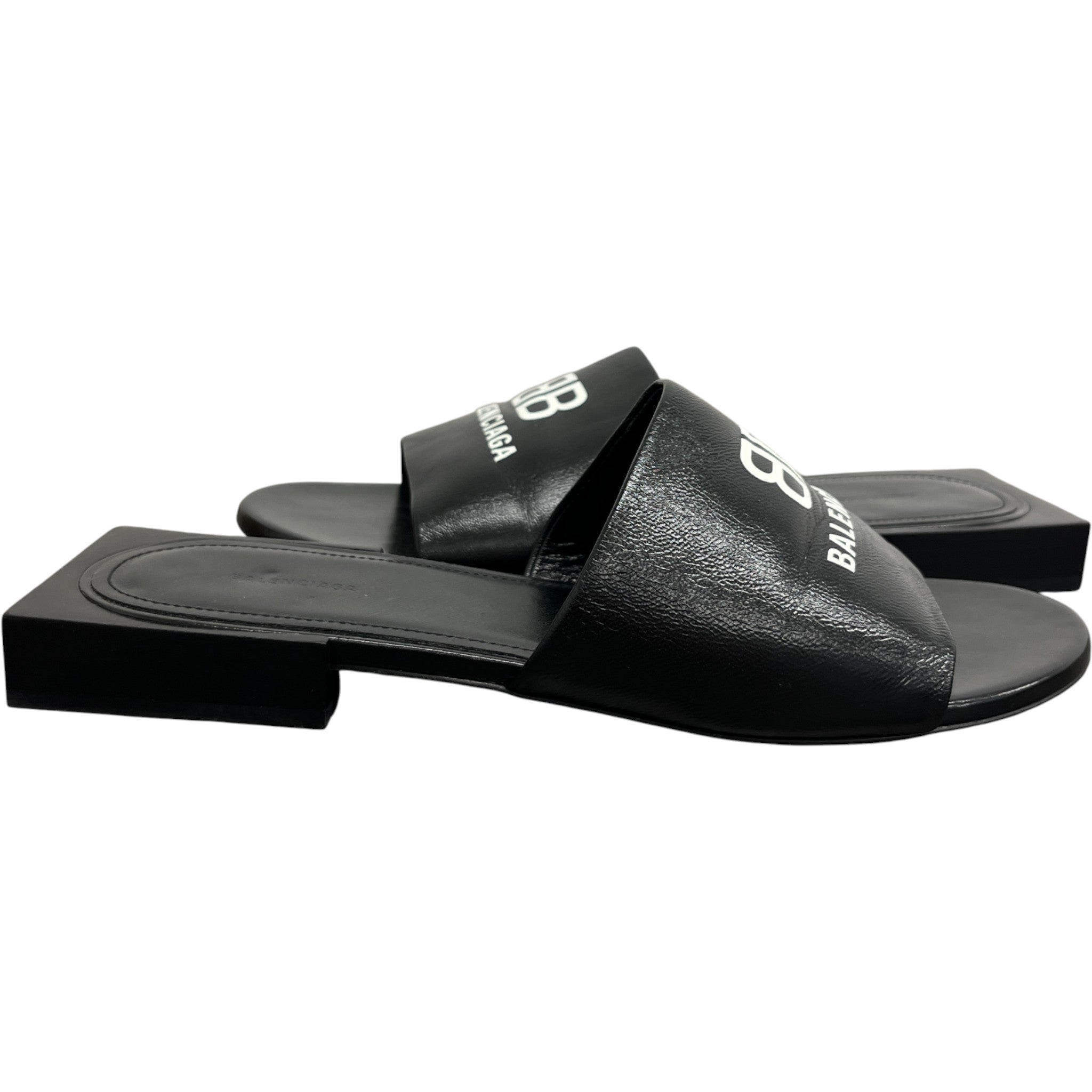 Women's Bb Mode Logo Slides Black Size EU 37 / UK 4