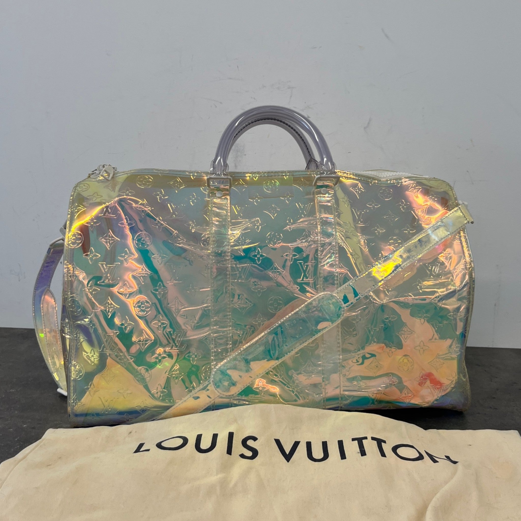 Women's Monogram Prism Keepall Bandoulière 50 Bag Multi-Coloured