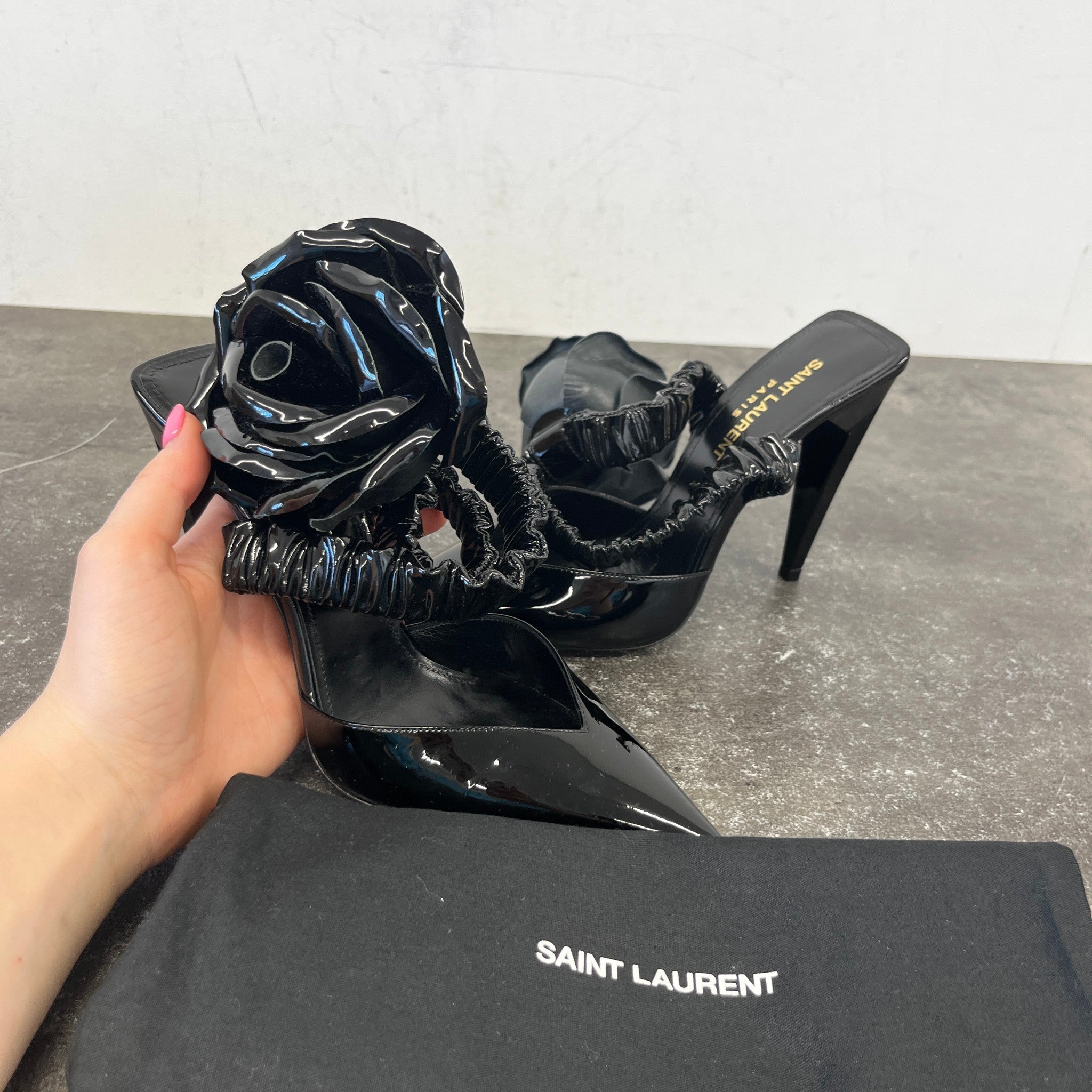 Women's Freja Rose Pumps Heels Black Size EU 36 / UK 3