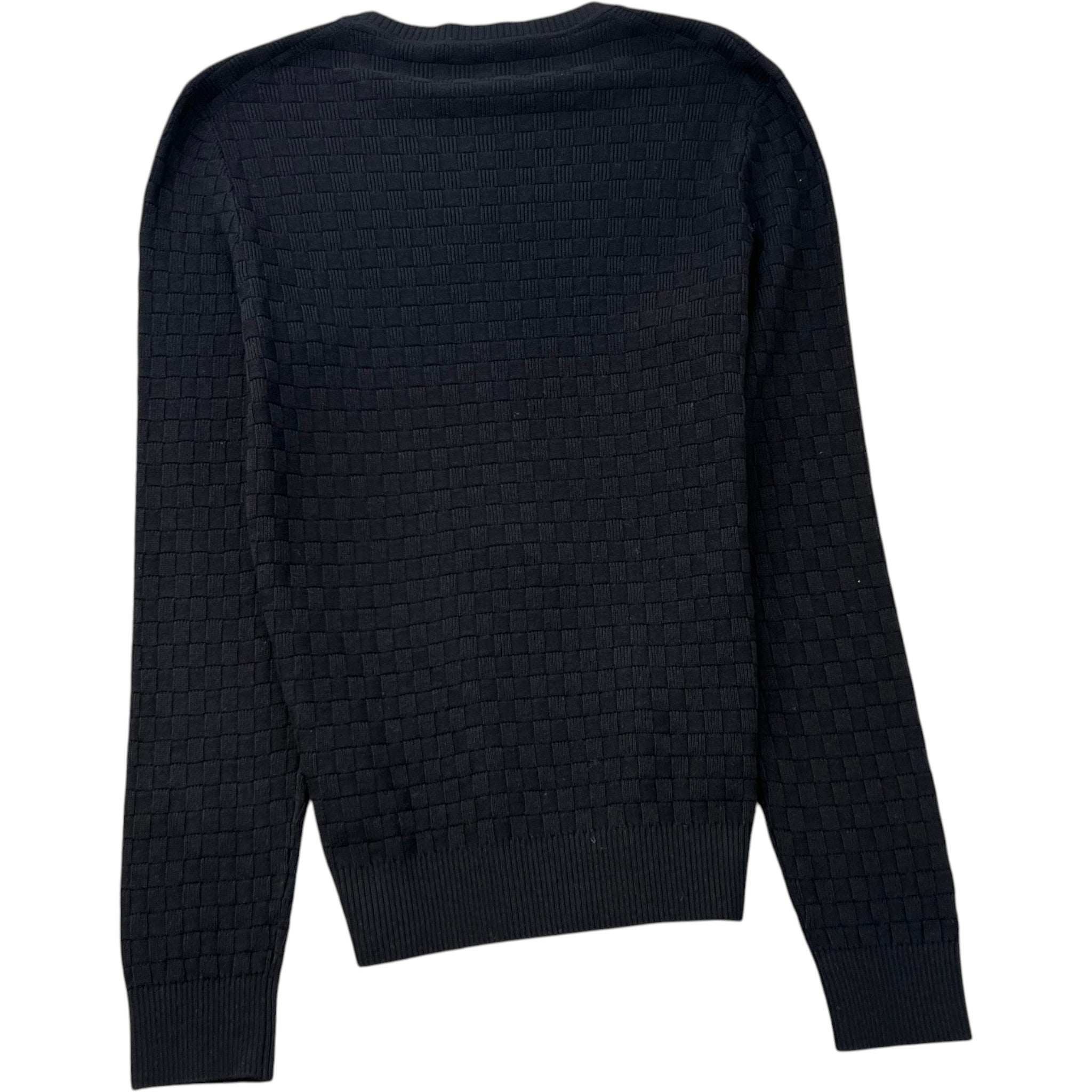 Men's Damier Signature Crewneck Jumper Black Size S