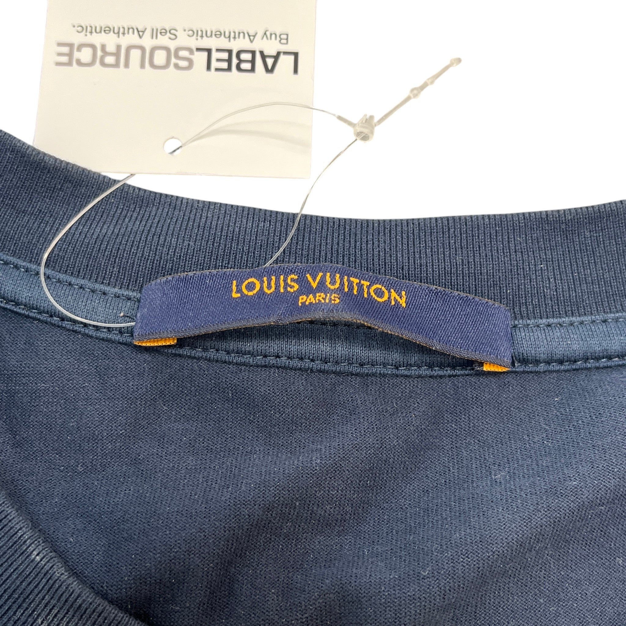 Men's Monogram Gradient T-Shirt Navy Size L