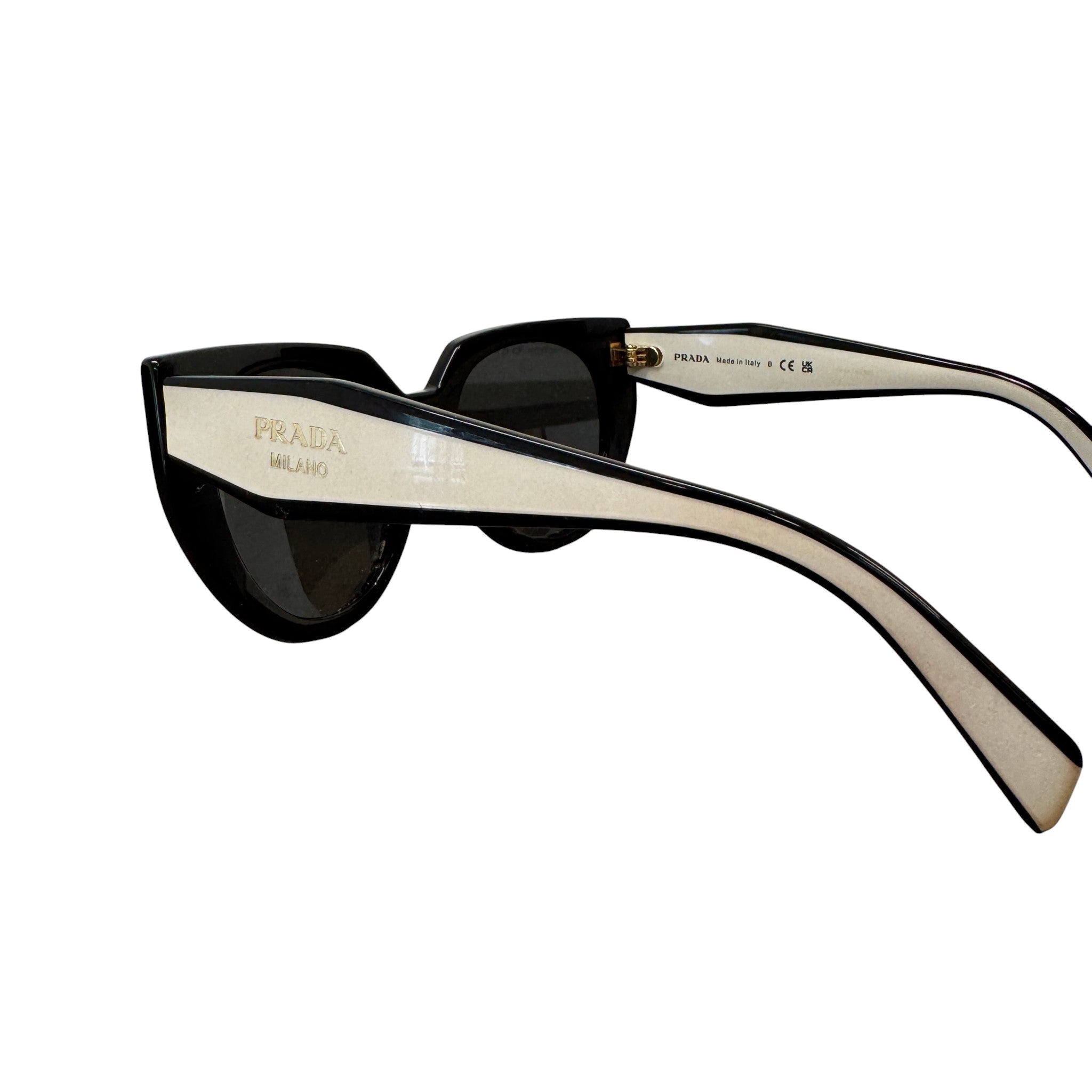 Women's Pr14Ws Cat Eye Sunglasses Black