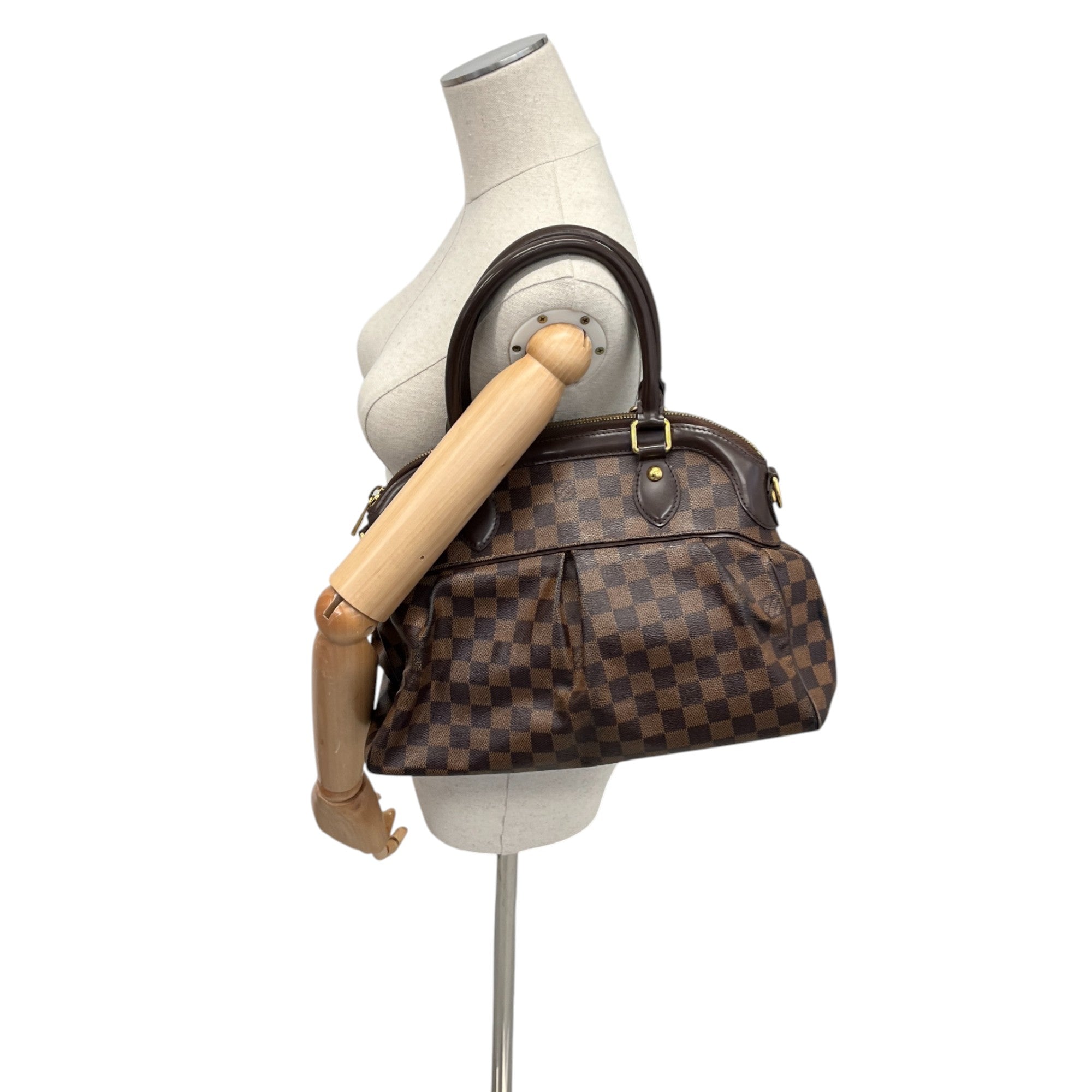 Women's Damier Ebene Trevi Pm Handbag Brown