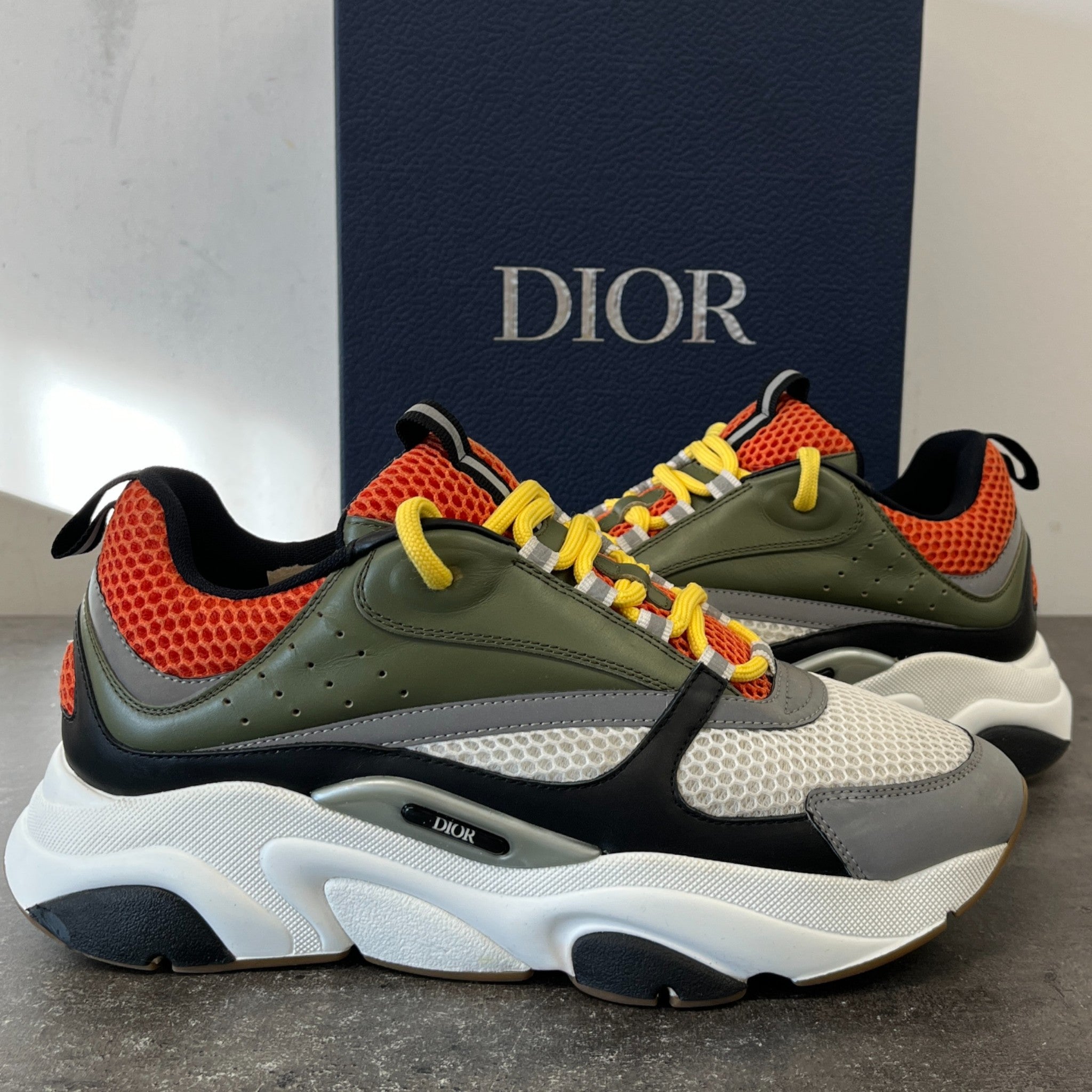 Men's B22 Low Trainers Khaki Size EU 42 / UK 8