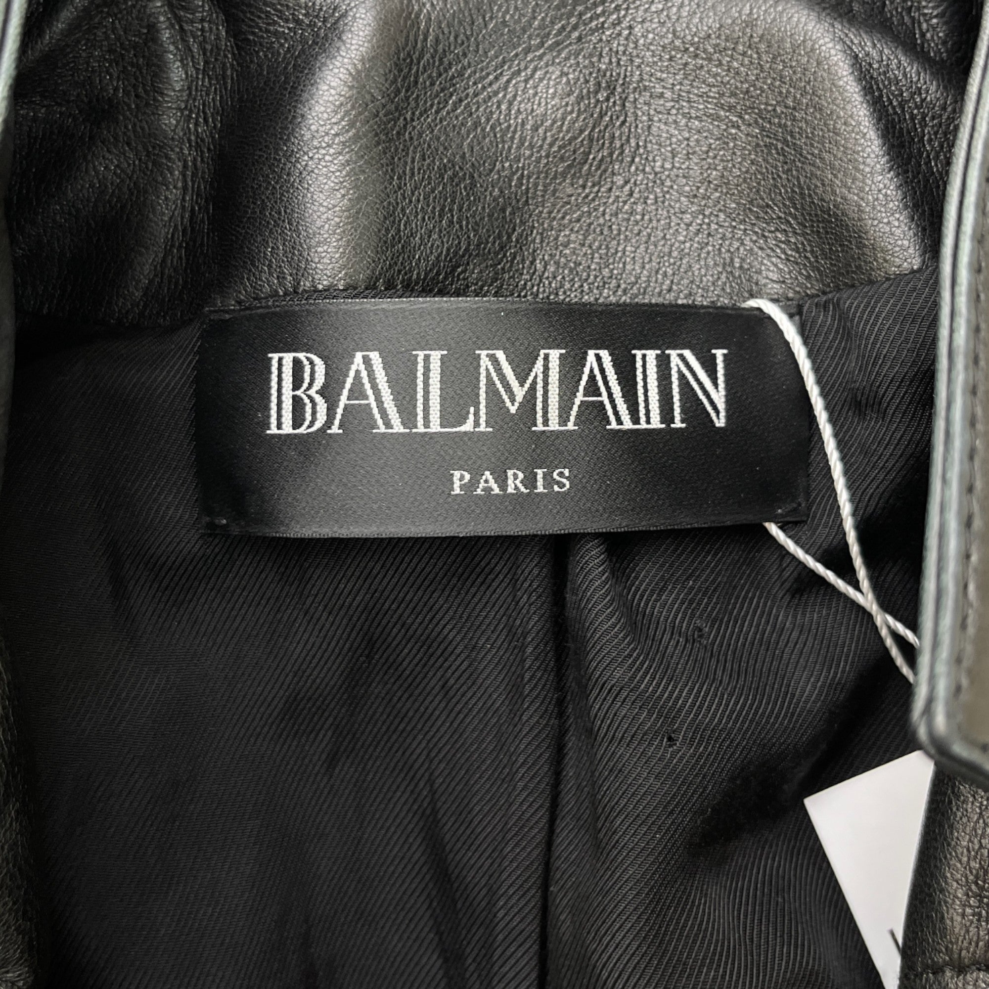 Women's Quilted Shoulder Pad Zip Up Jacket Black Size M