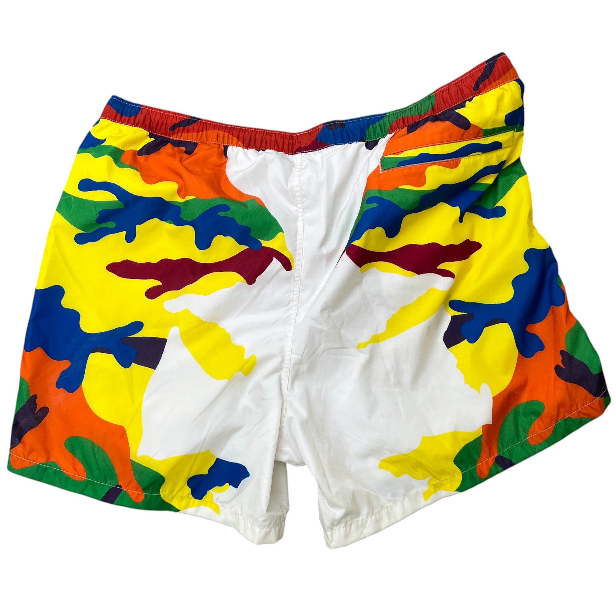 Men's Vltn Camouflage Swim Shorts Multi-Coloured Size W34 / IT 50