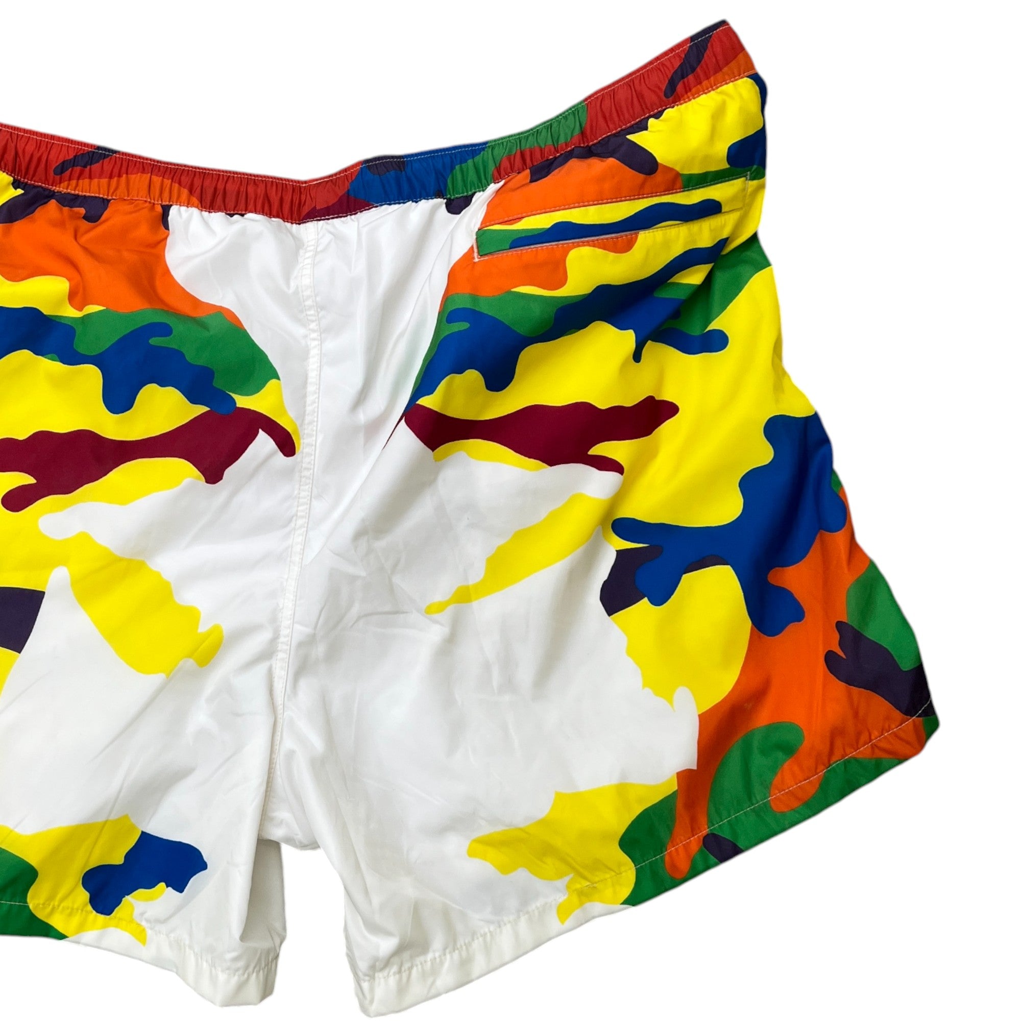 Men's Vltn Camouflage Swim Shorts Multi-Coloured Size W34 / IT 50