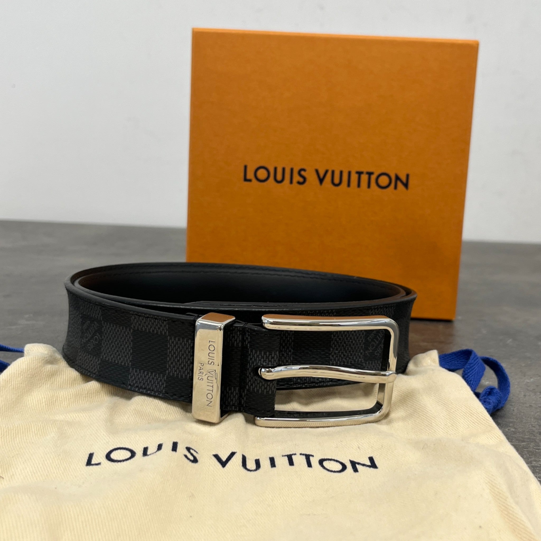 Men's Pont Neuf 35Mm Belt Black Size Waist 28"