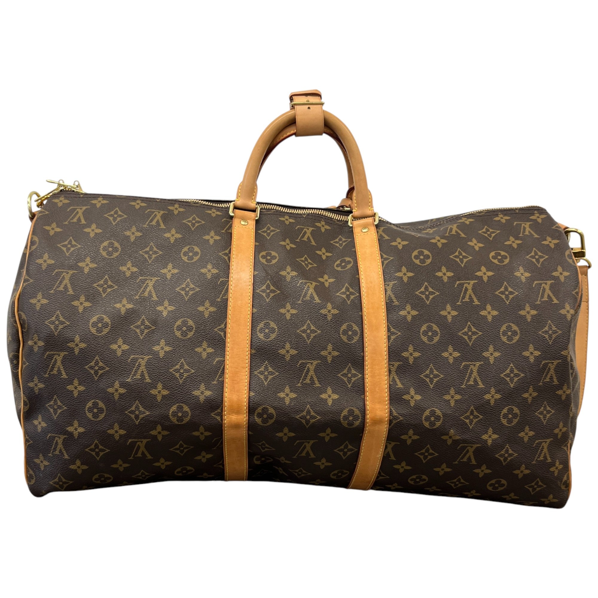 Monogram Keepall Bandoulière 55 Bag Brown