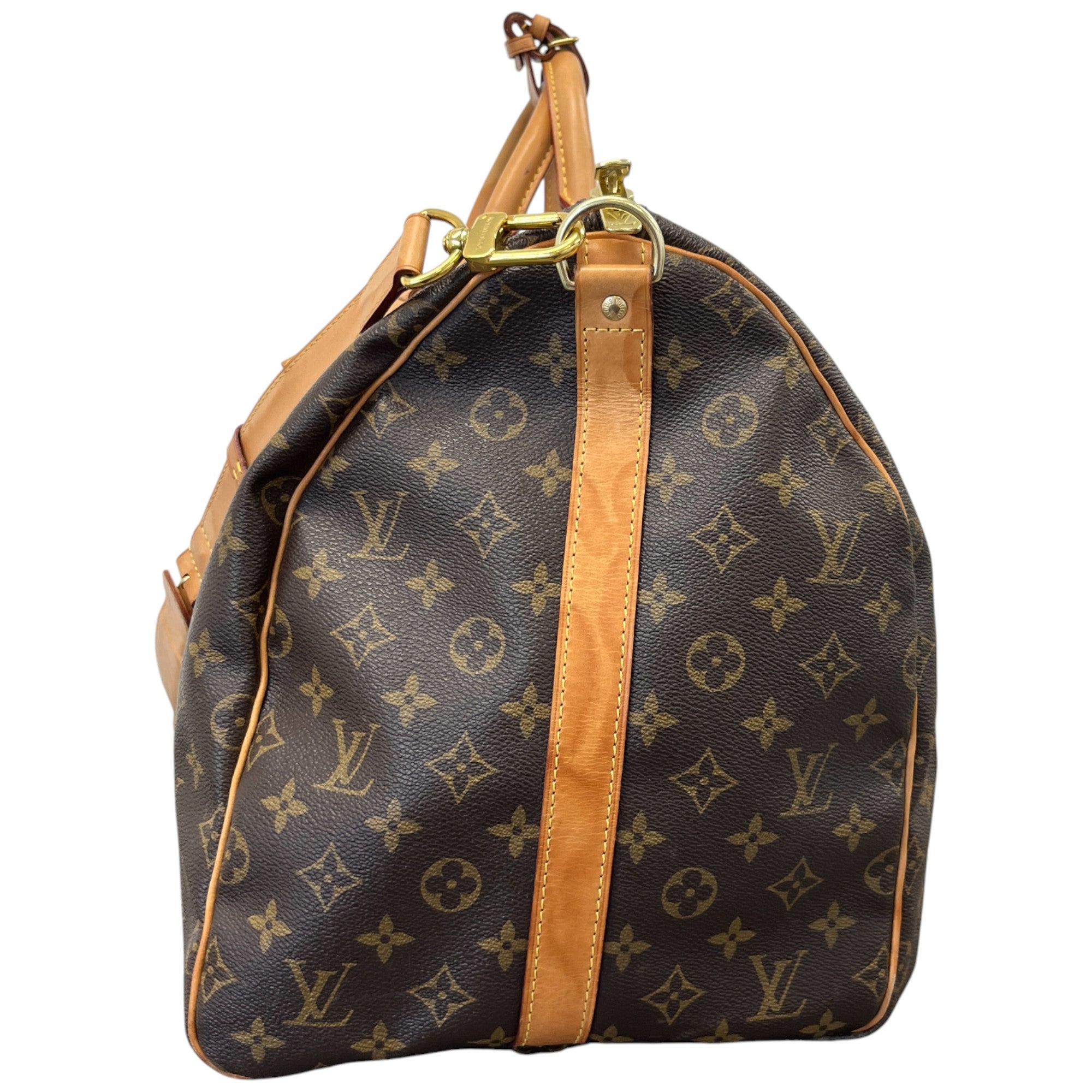 Monogram Keepall Bandoulière 55 Bag Brown