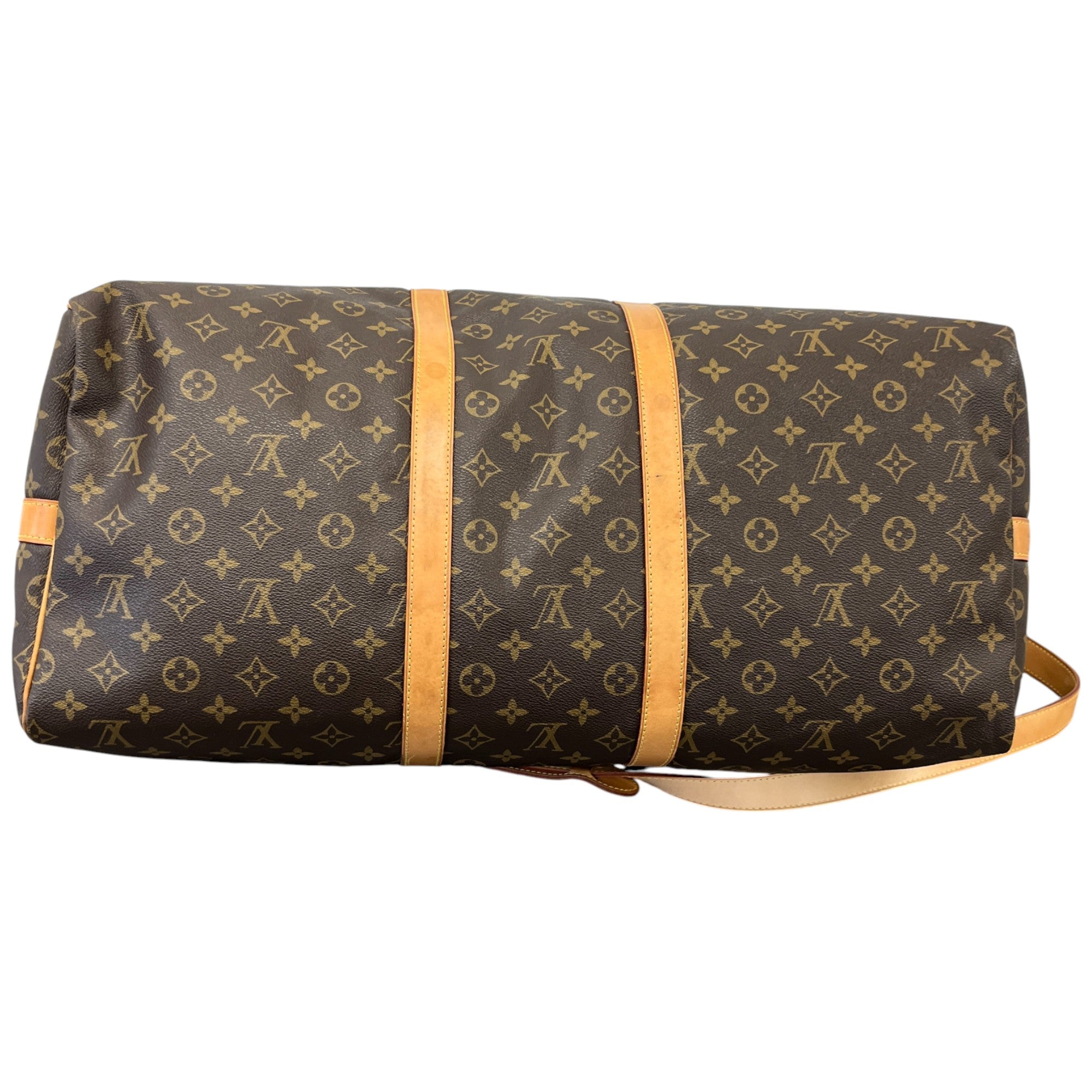 Monogram Keepall Bandoulière 55 Bag Brown