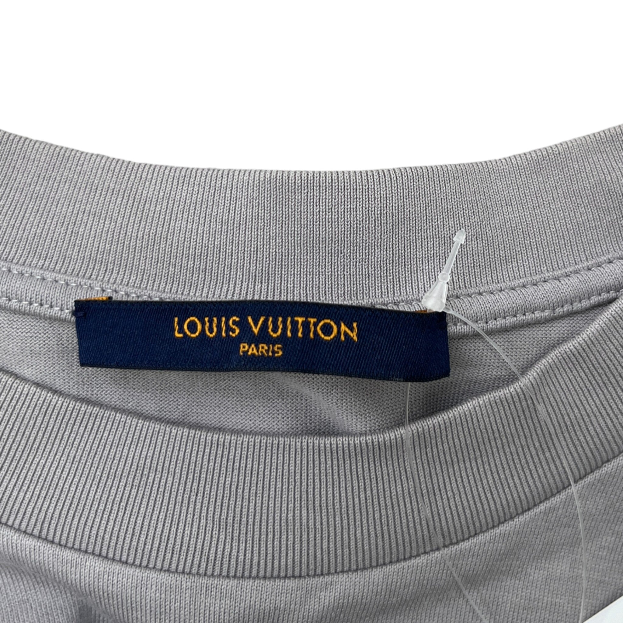 Men's Monogram Gradient T-Shirt Grey Size M