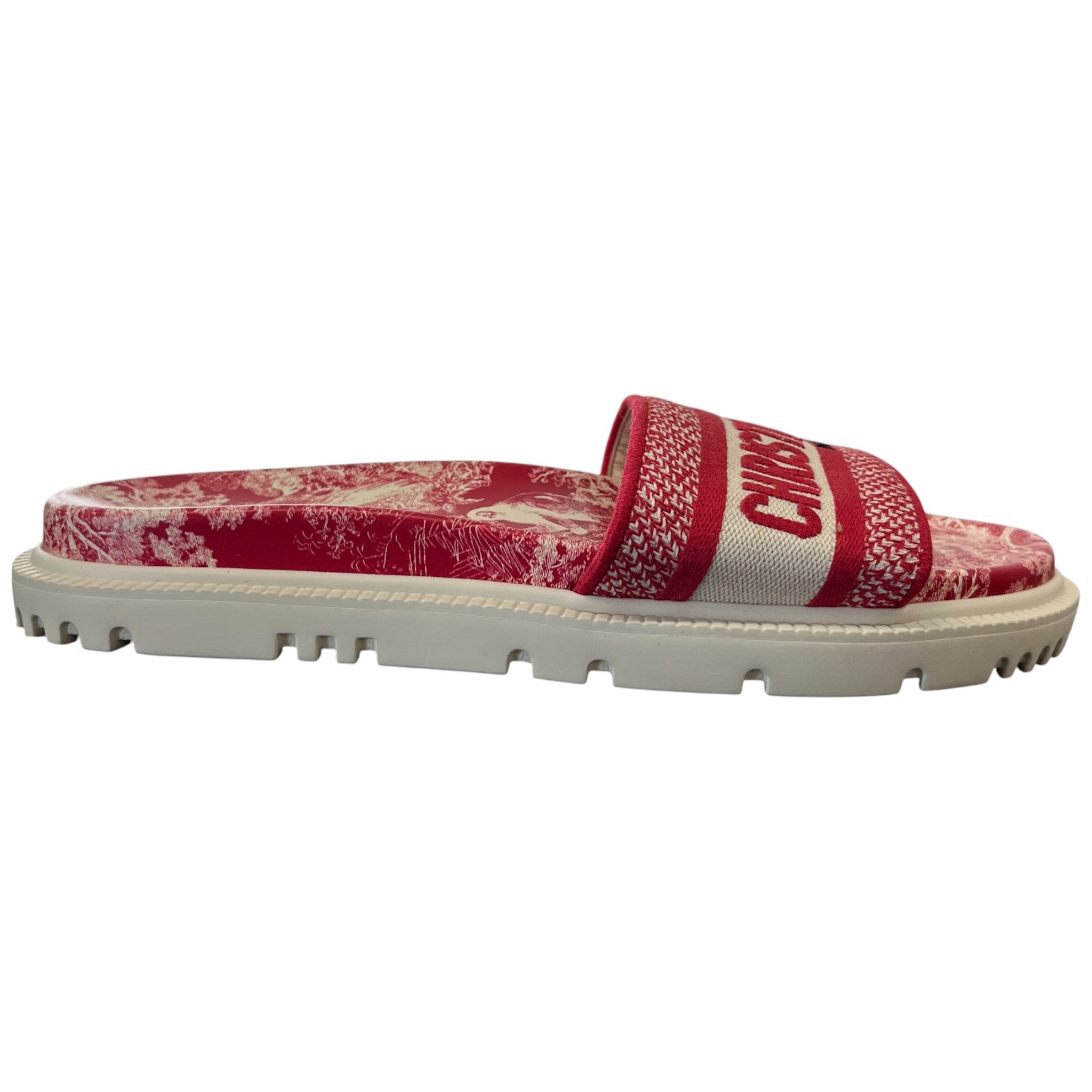 Women's Dway Slides Red Size EU 40.5 / 7.5