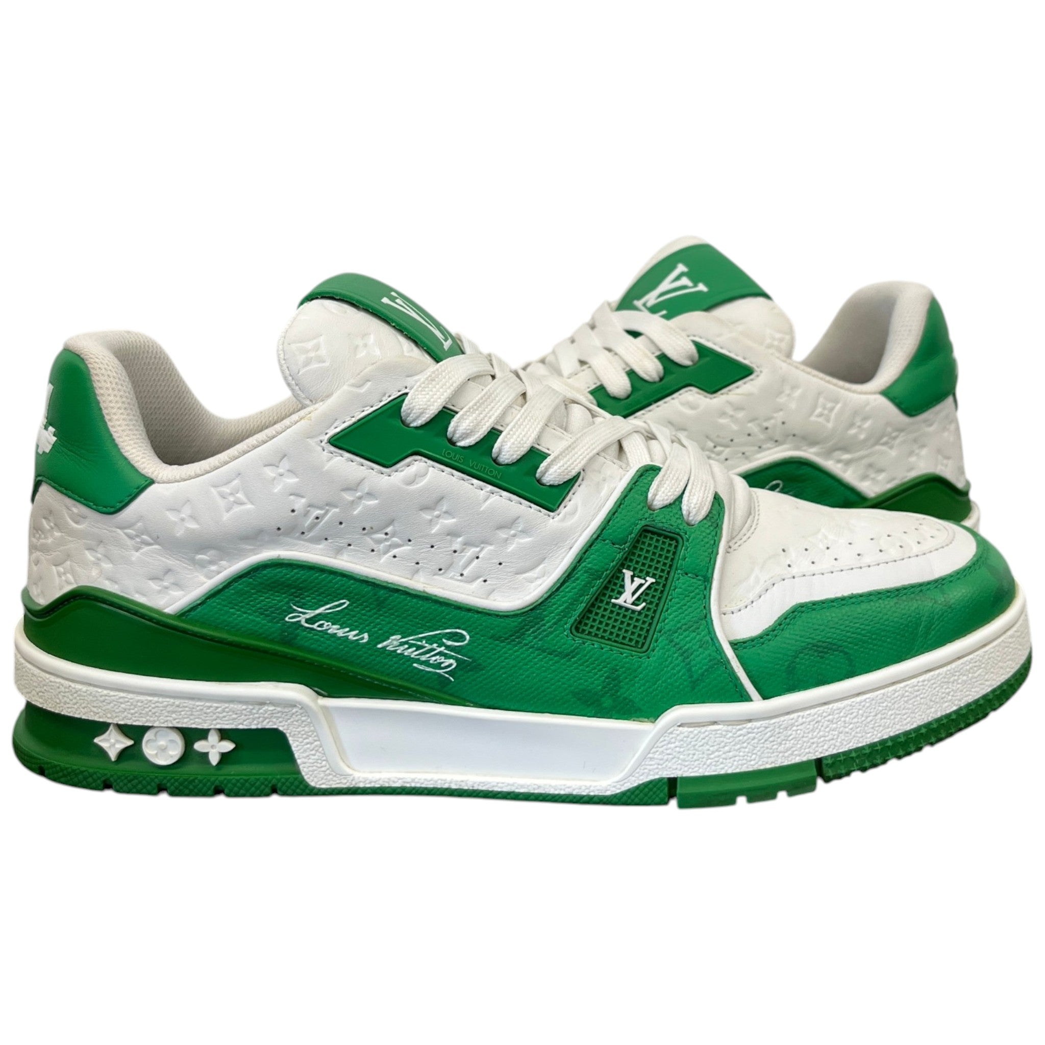 Men's Lv Low Trainers Green Size EU 41.5 / UK 7.5