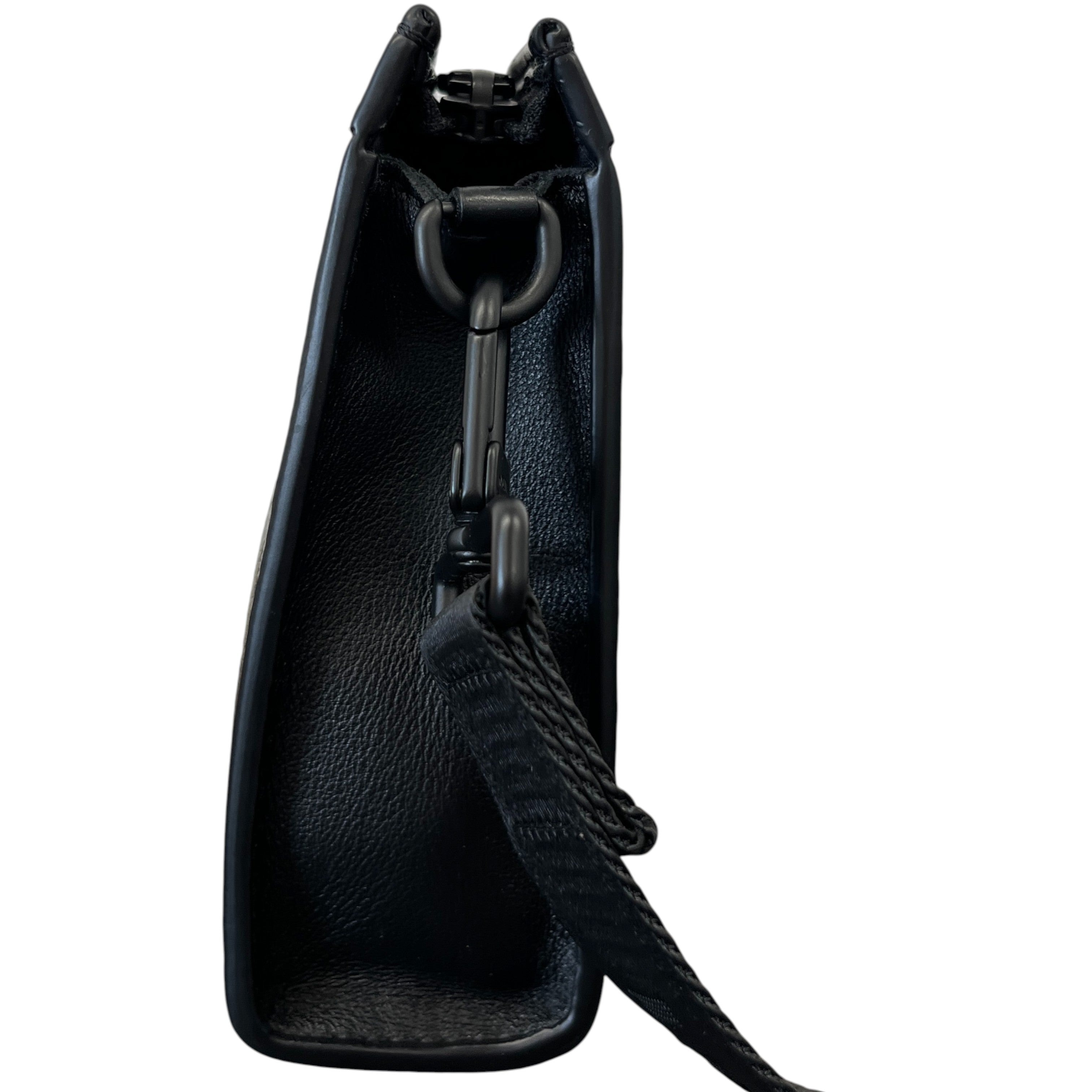 Men's Empreinte Leather Gaston Wearable Wallet Bag Black