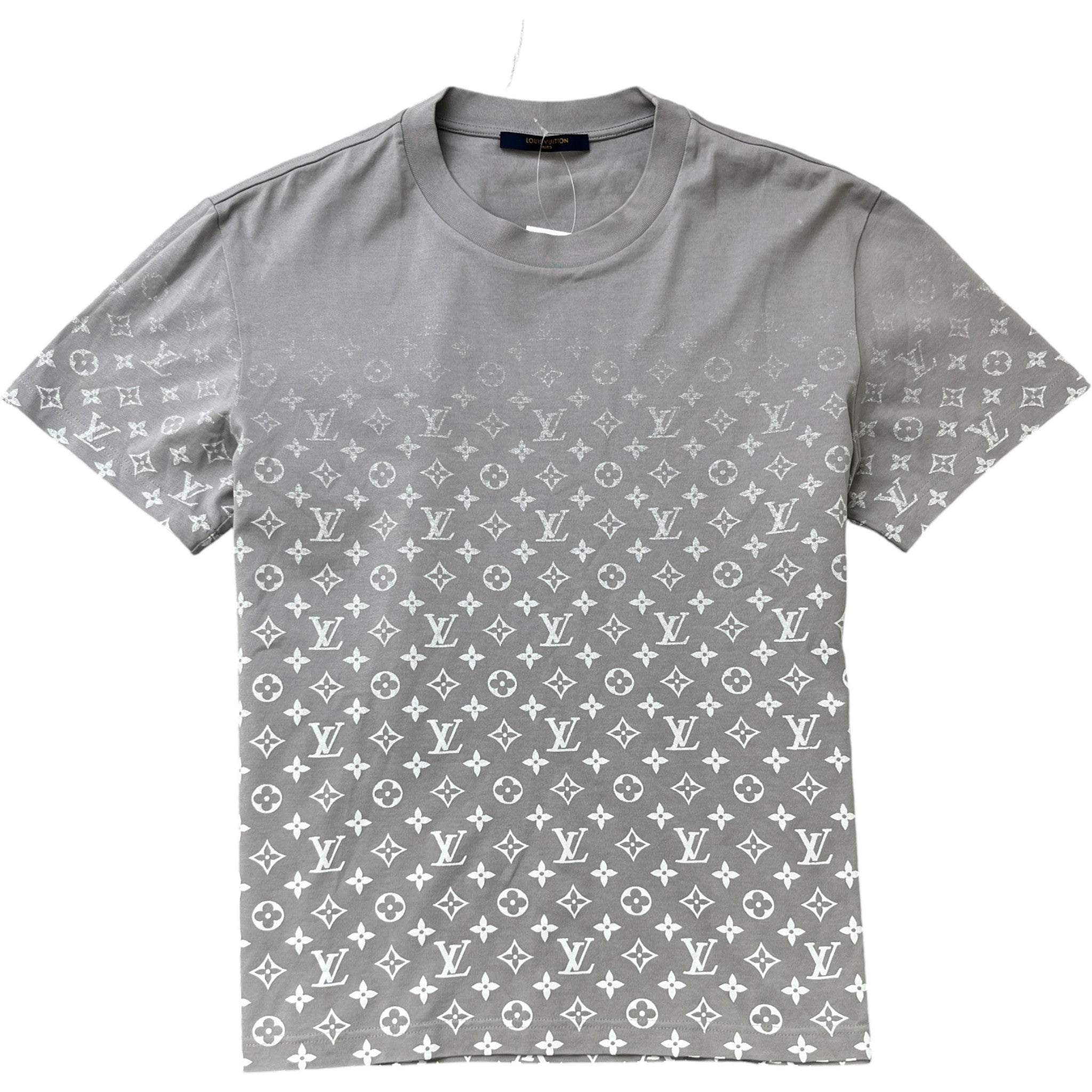 Men's Monogram Gradient T-Shirt Grey Size M