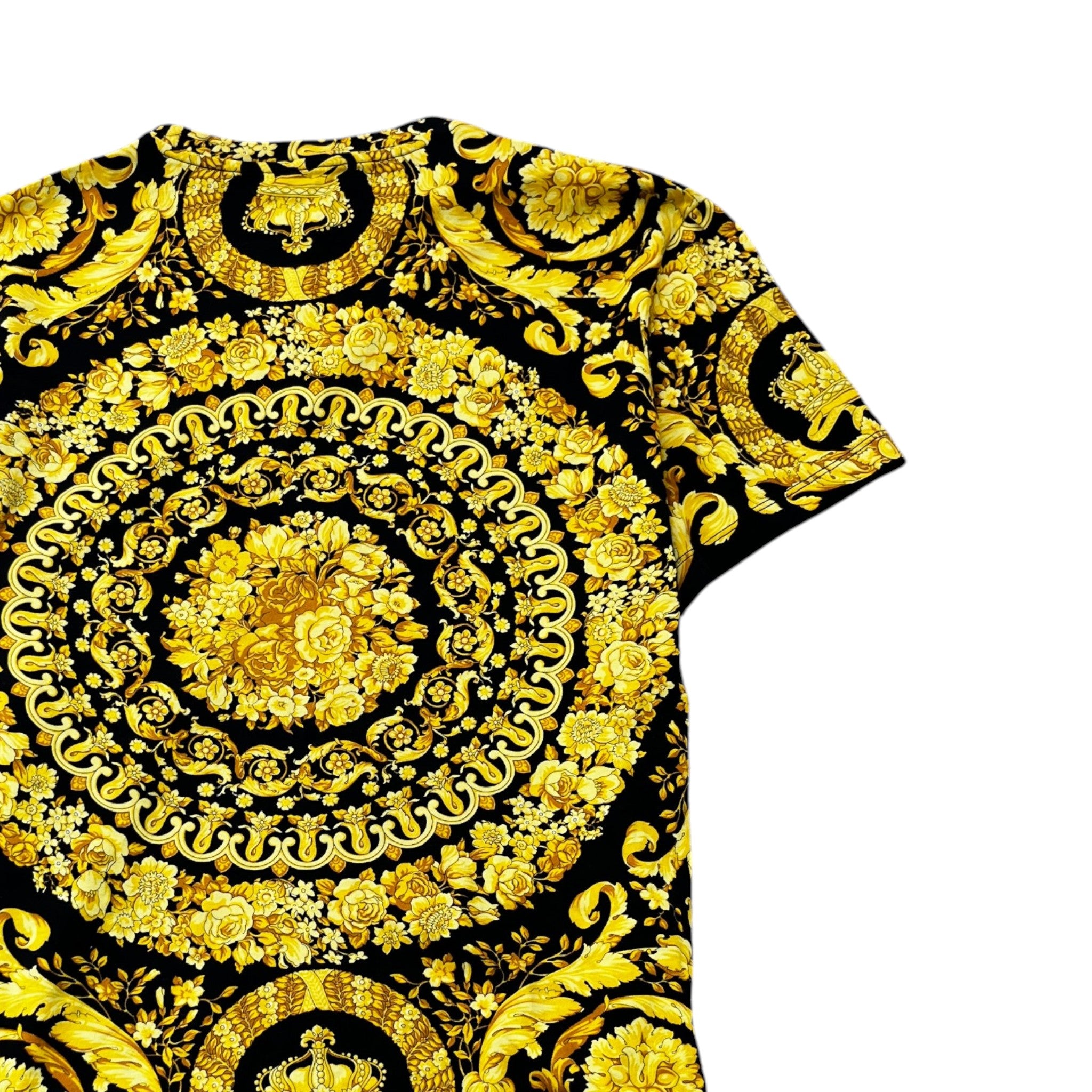 Men's Barocc Print T-Shirt Black Size L