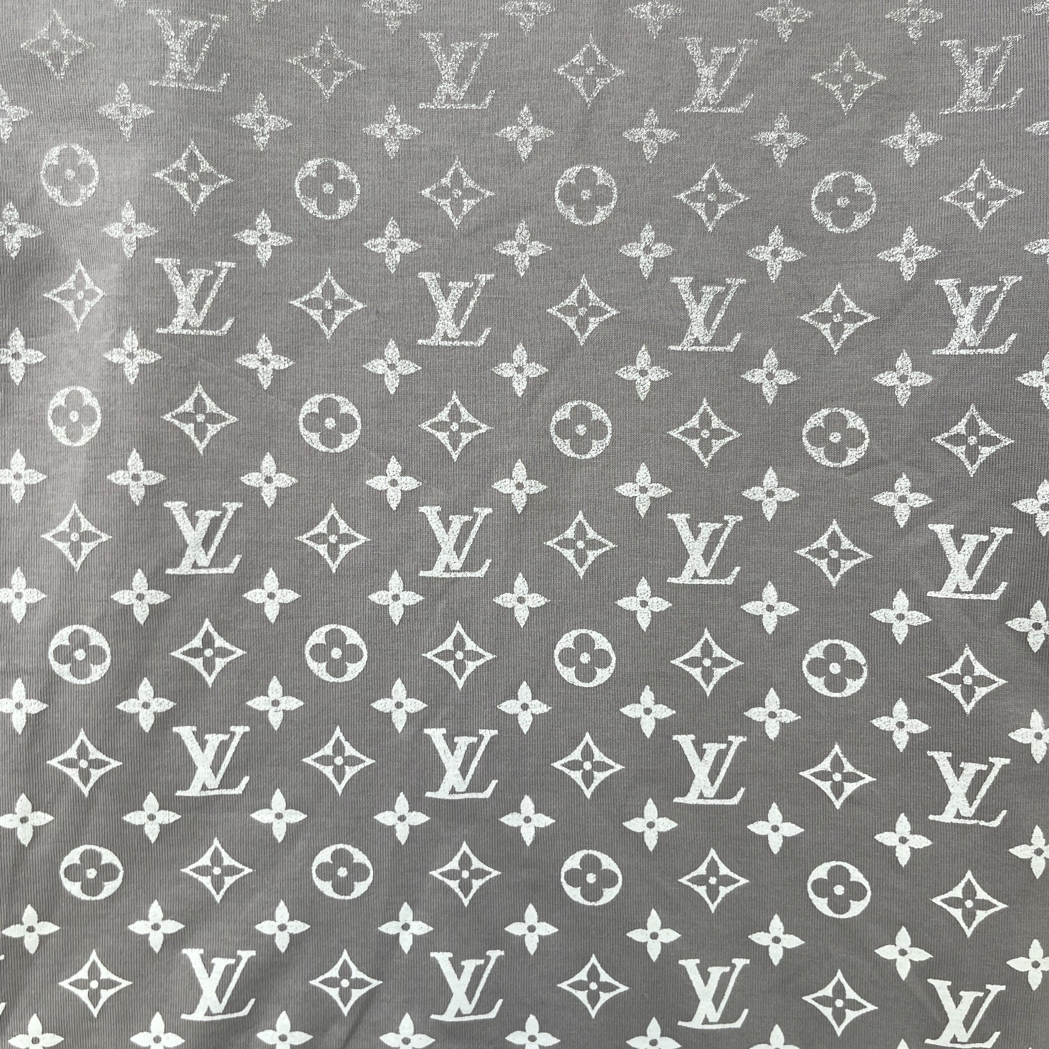 Men's Monogram Gradient T-Shirt Grey Size M