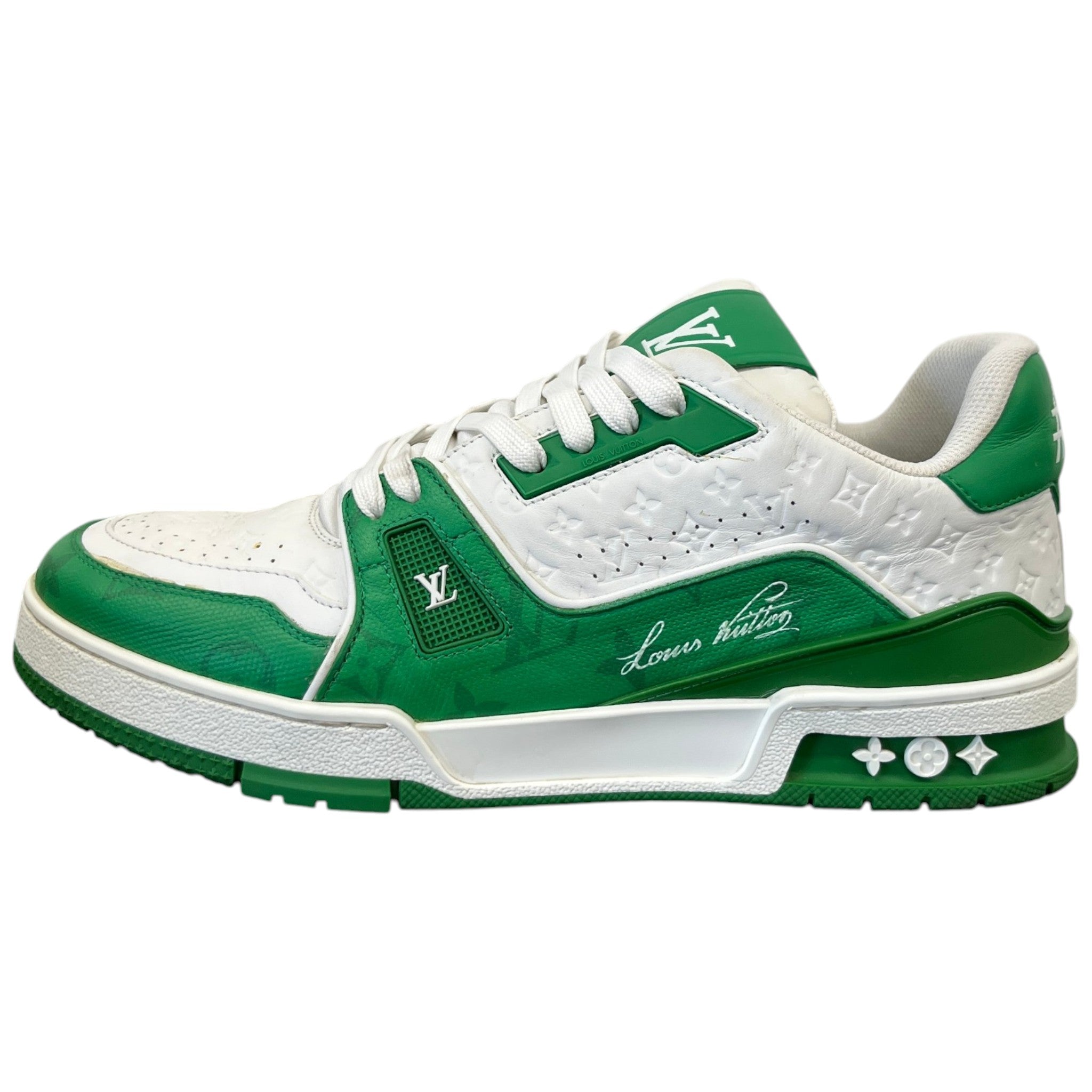 Men's Lv Low Trainers Green Size EU 41.5 / UK 7.5