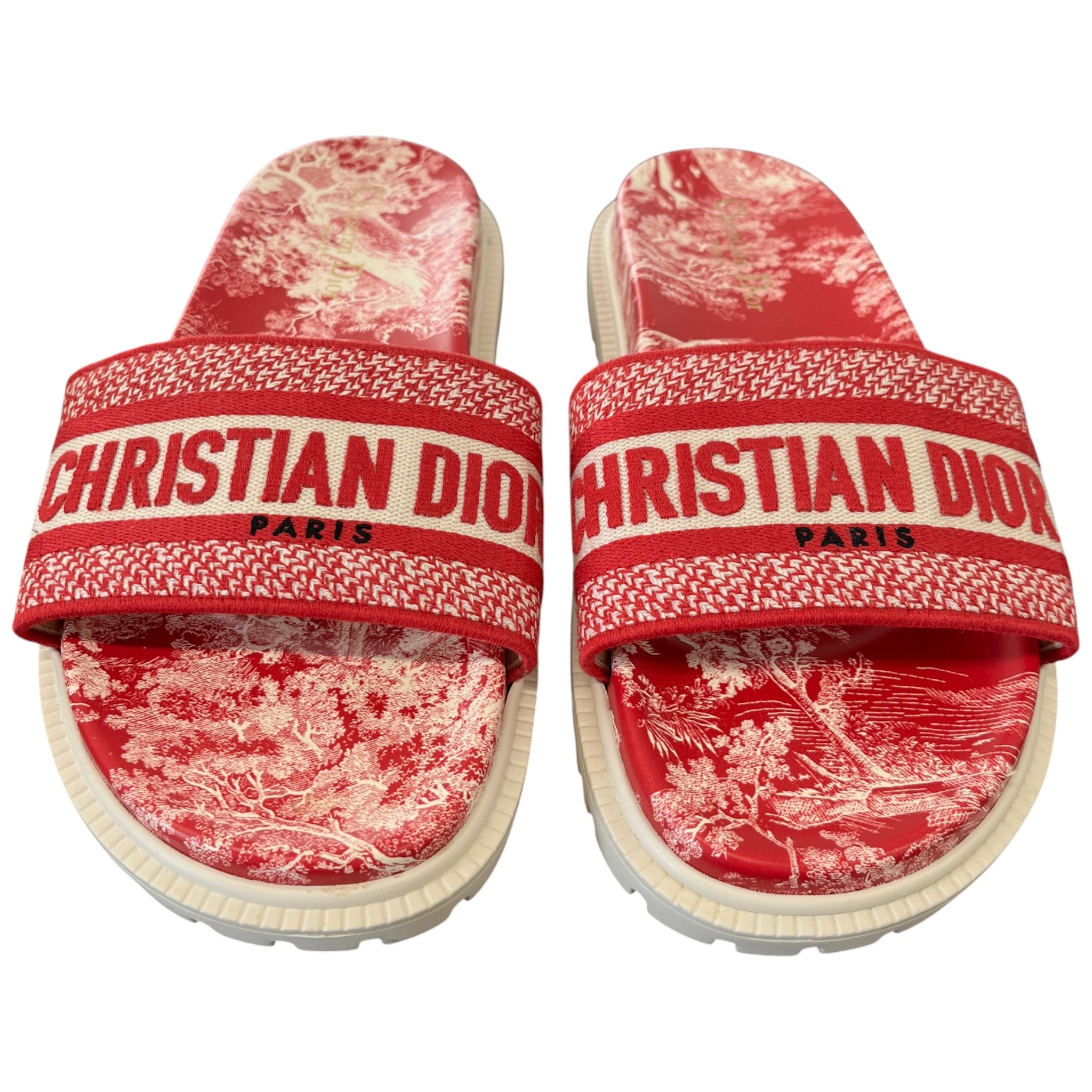 Women's Dway Slides Red Size EU 40.5 / 7.5