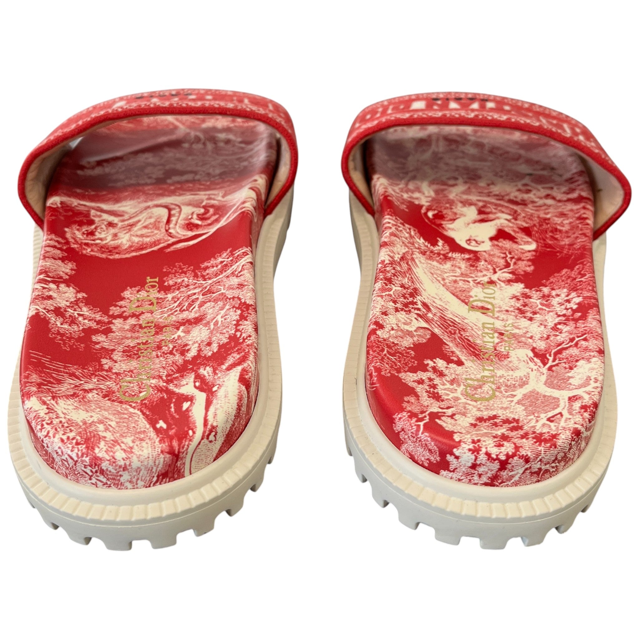 Women's Dway Slides Red Size EU 40.5 / 7.5