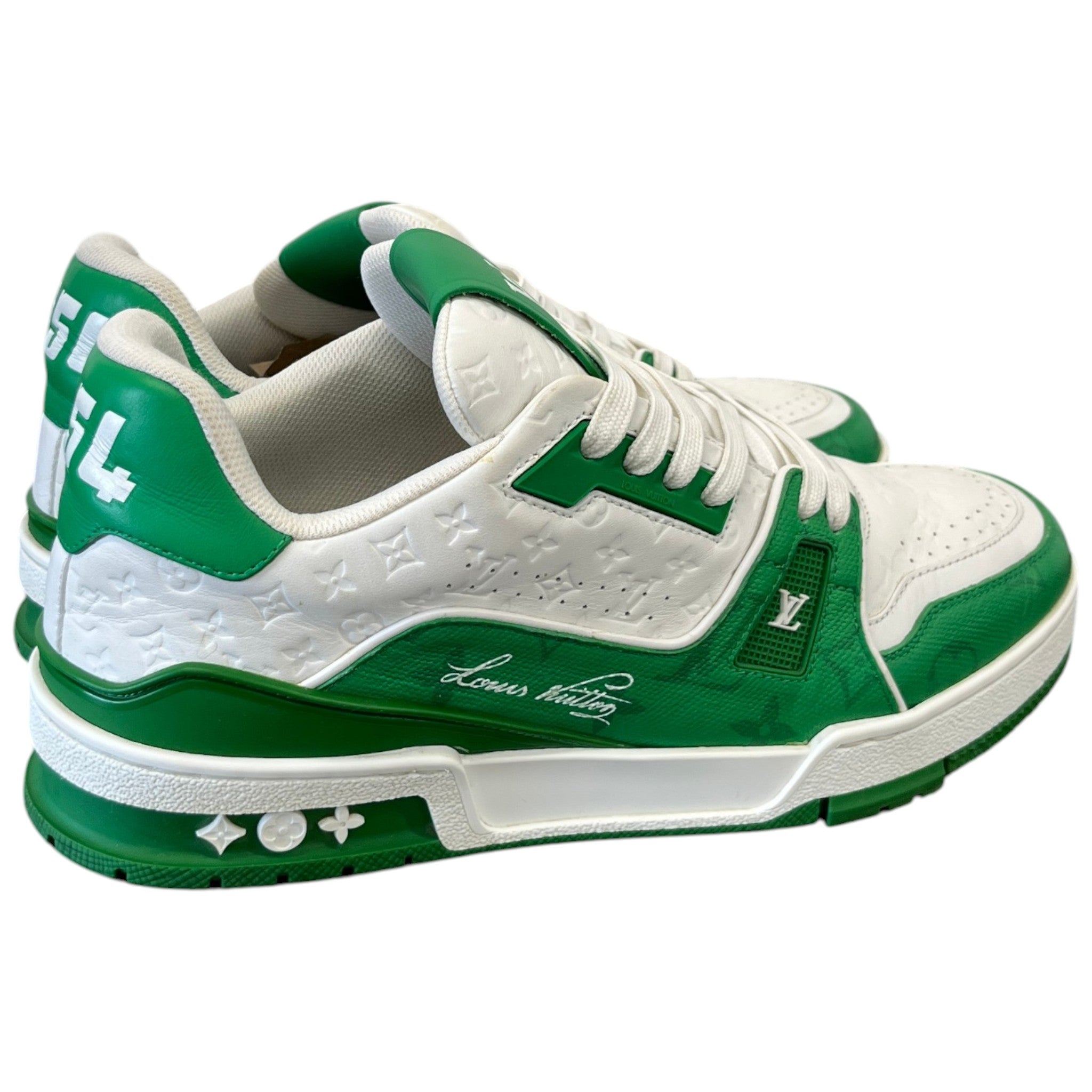 Men's Lv Low Trainers Green Size EU 41.5 / UK 7.5