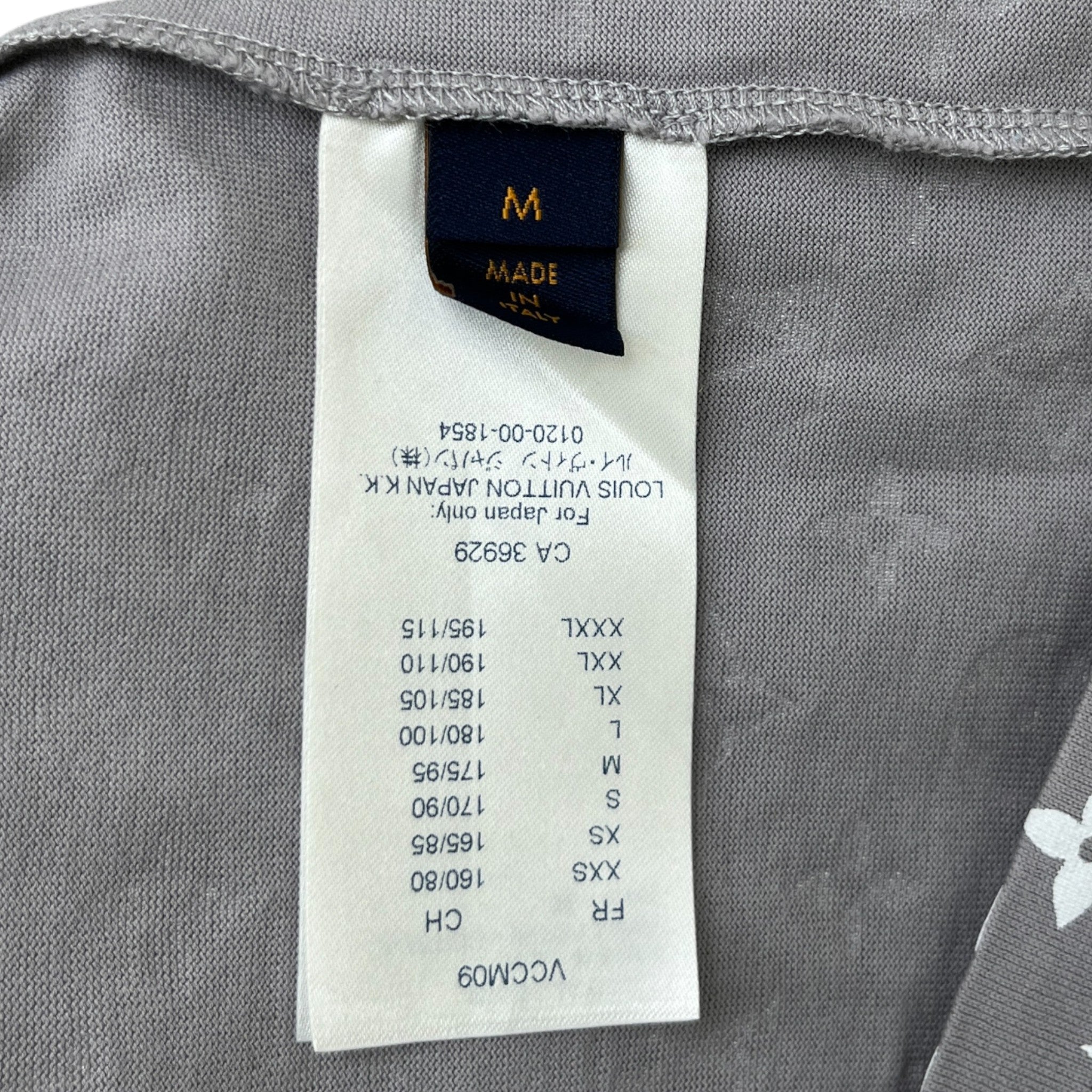 Men's Monogram Gradient T-Shirt Grey Size M