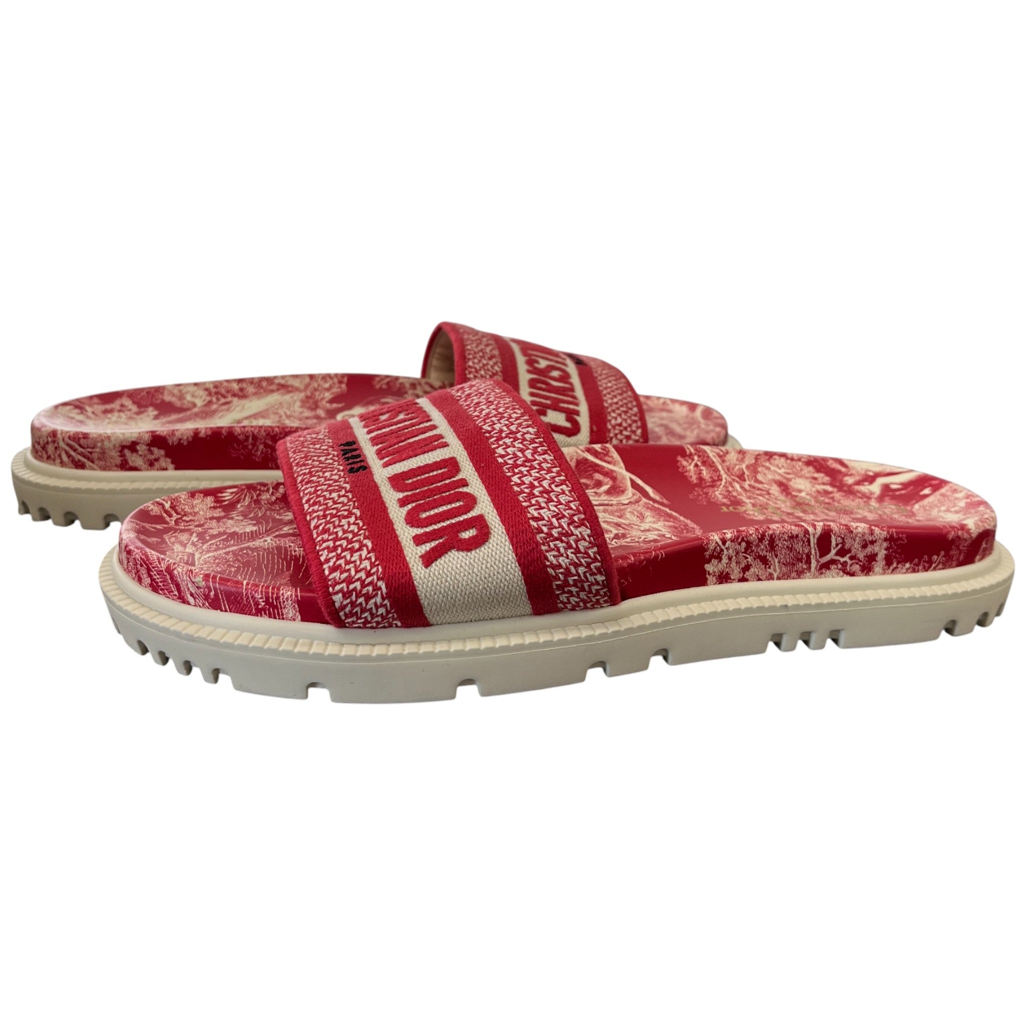 Women's Dway Slides Red Size EU 40.5 / 7.5