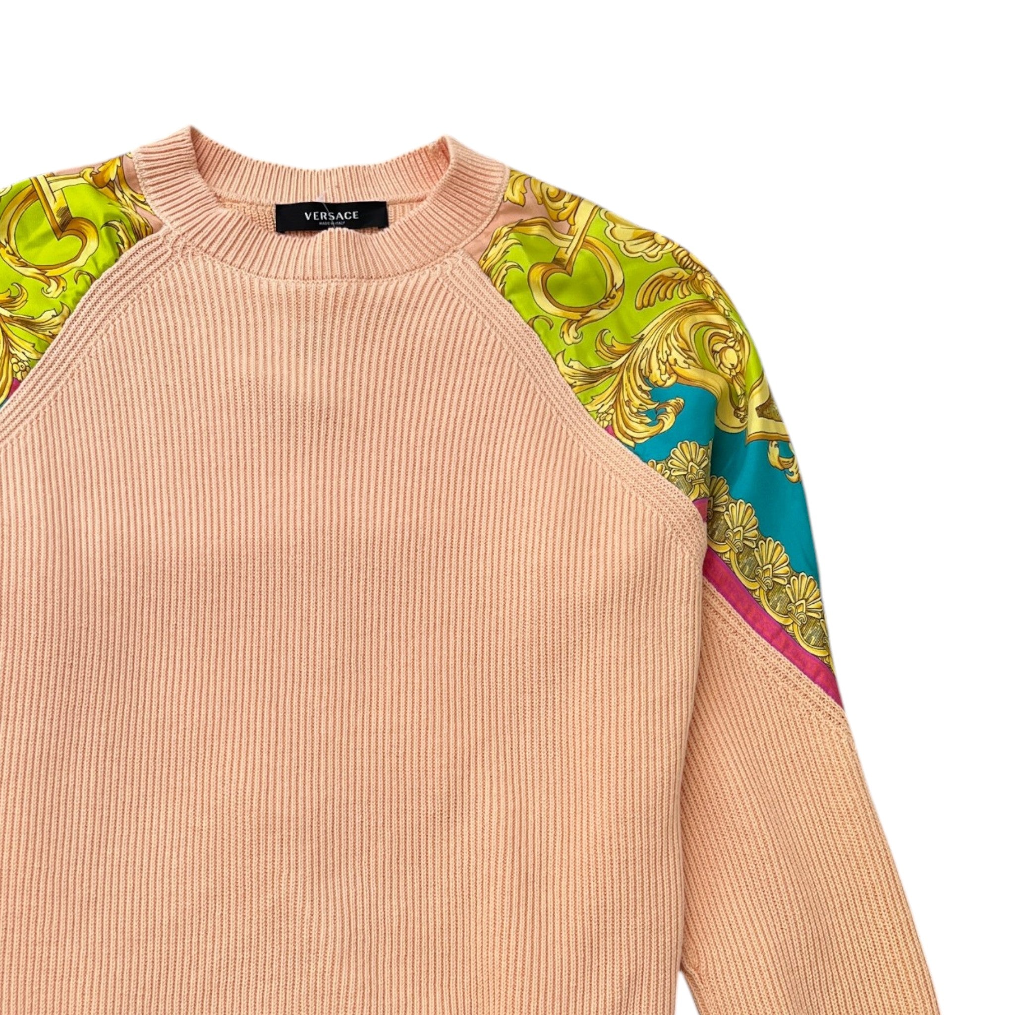Men's Barocco Goddess Sweatshirt Salmon Size IT 50 / UK L