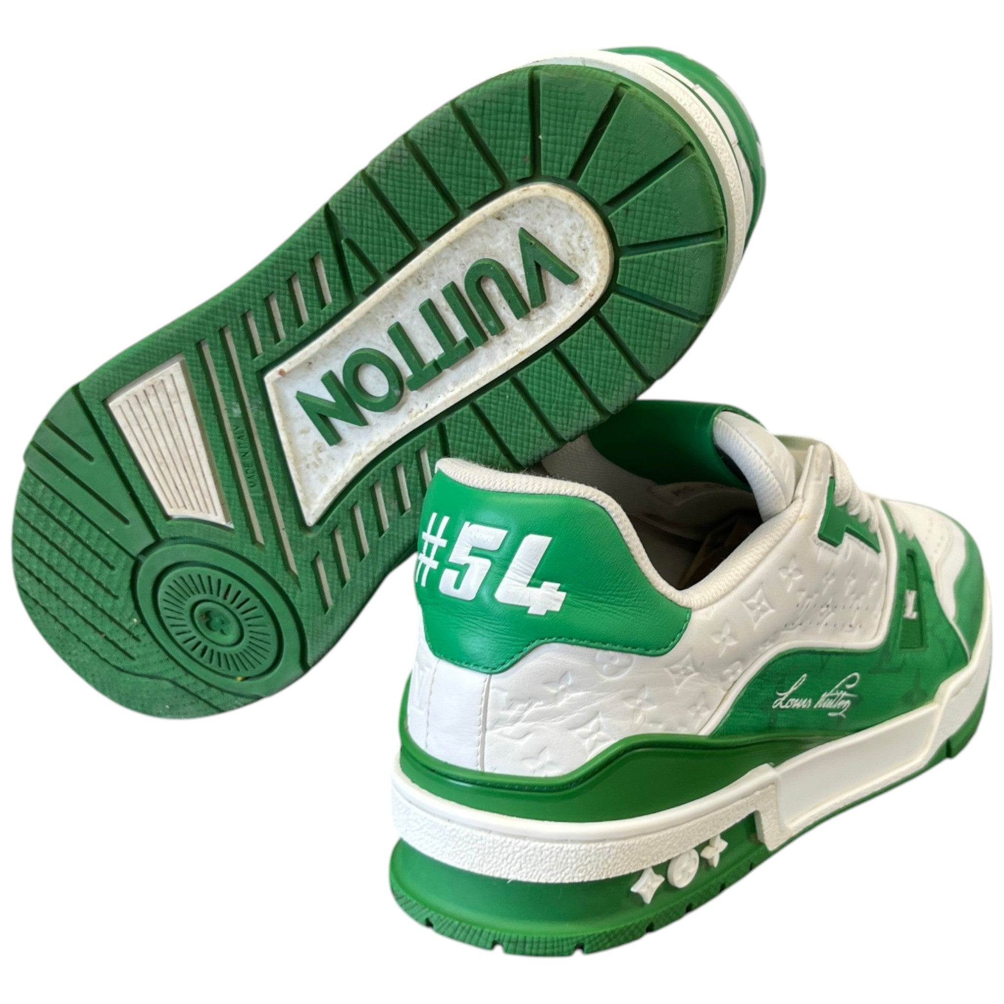Men's Lv Low Trainers Green Size EU 41.5 / UK 7.5