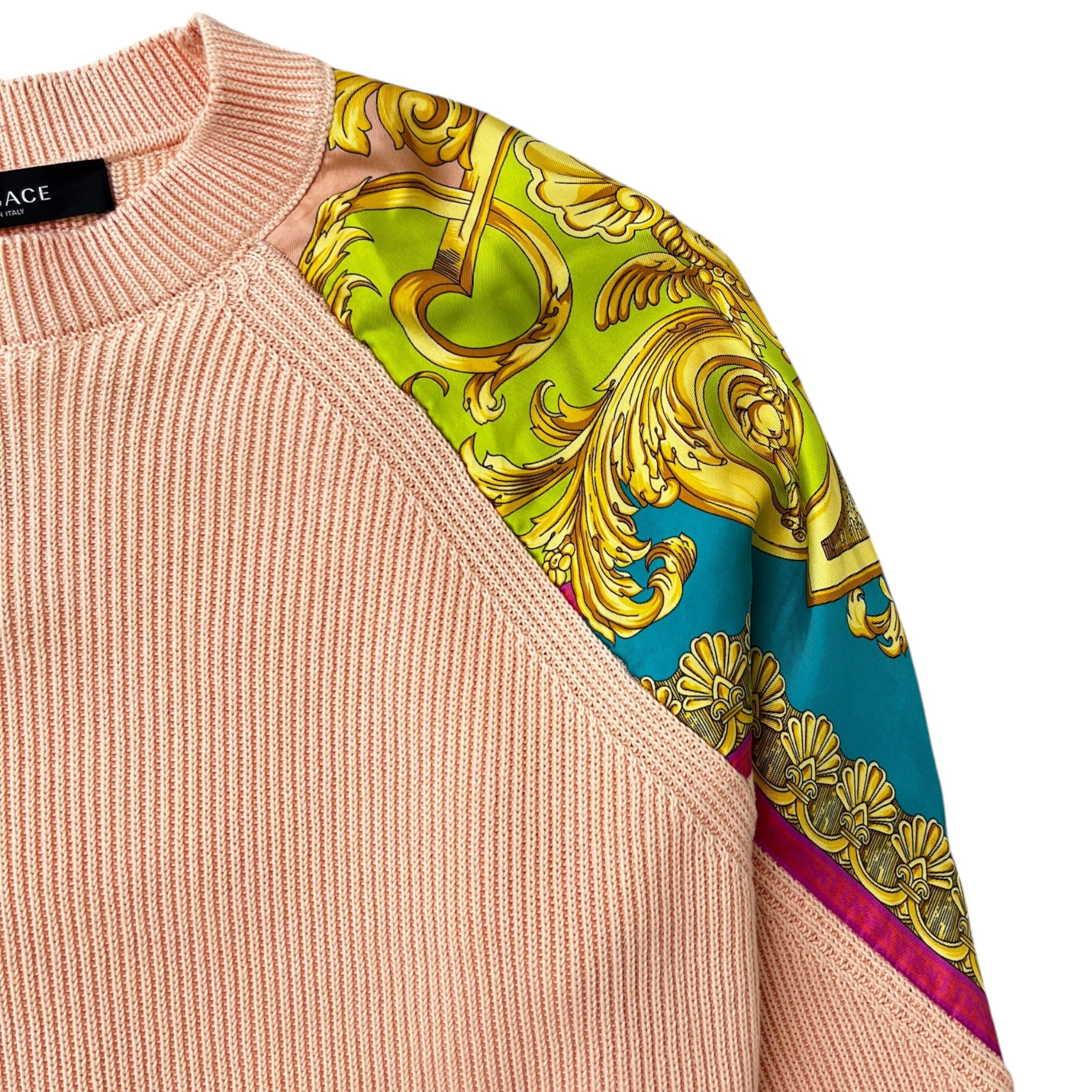 Men's Barocco Goddess Sweatshirt Salmon Size IT 50 / UK L