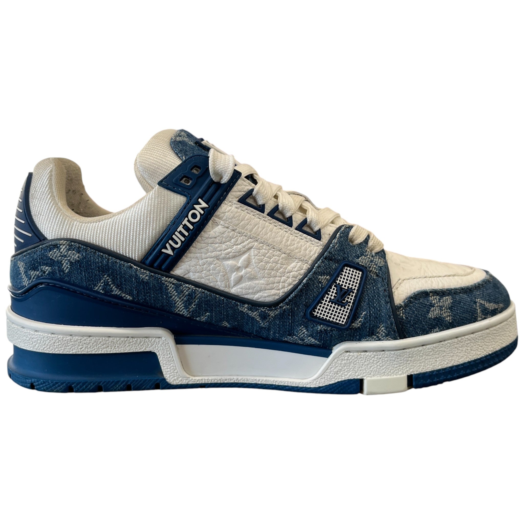 Women's Lv Denim Low Trainers Blue Size EU 38 / UK 5