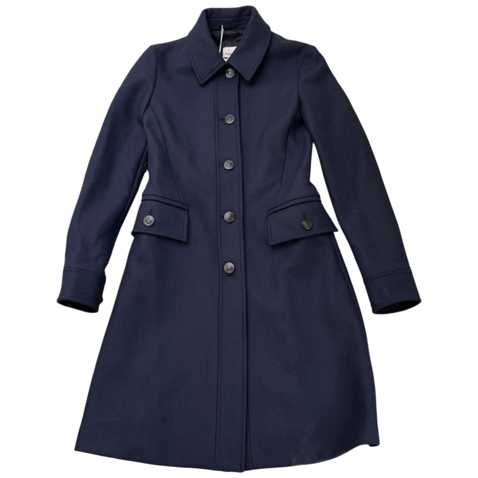 Women's Double-Faced Wool Cashmere Blend Gilet Navy Size IT 38 / UK 6